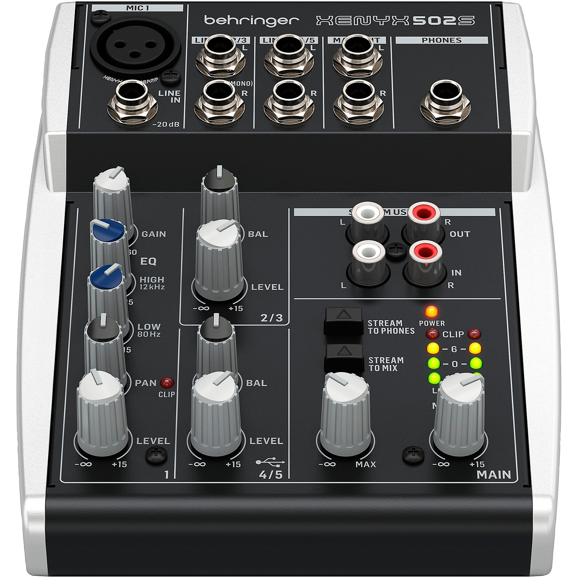 Behringer XENYX 502S 5-Channel Analog Mixer With USB | Music & Arts
