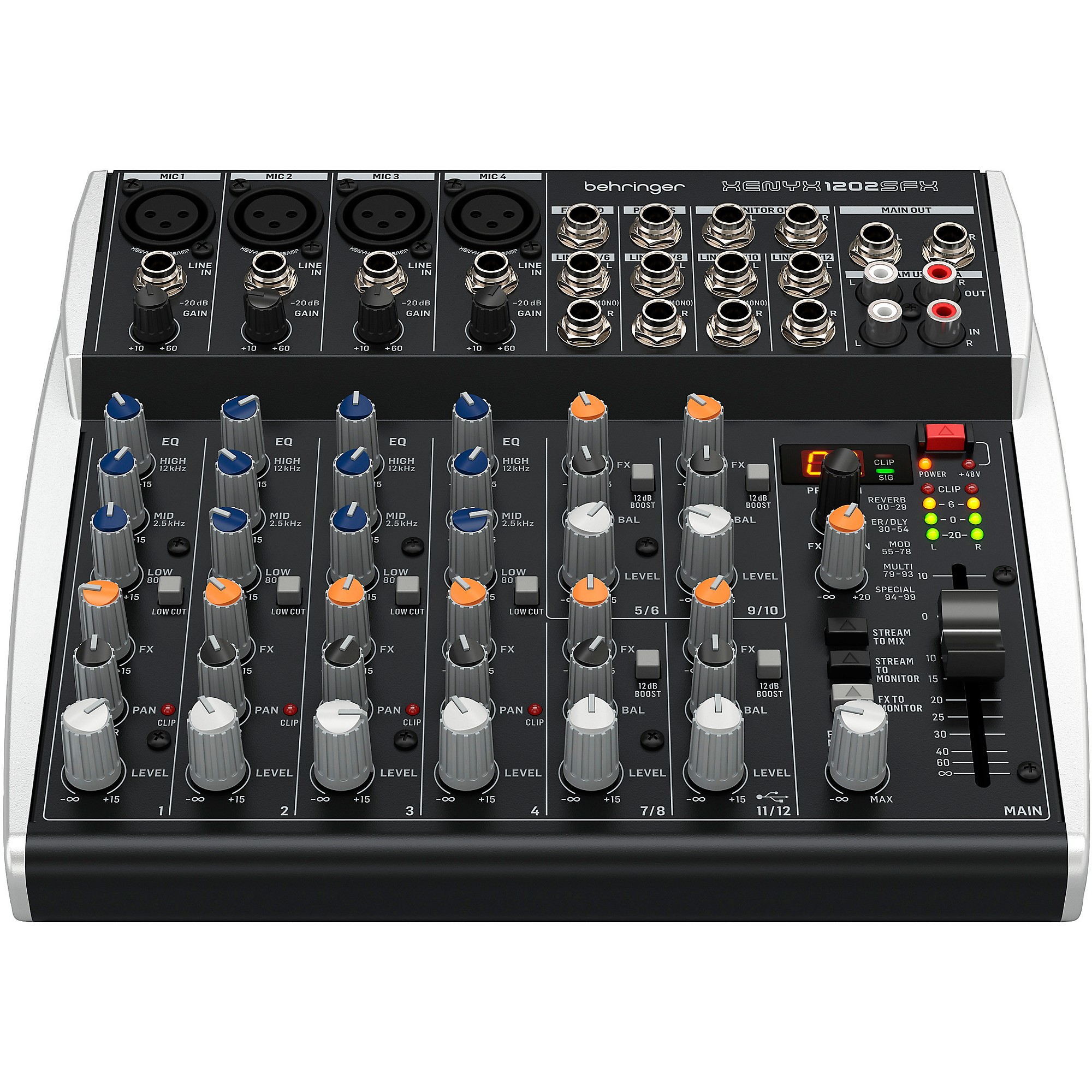 1129-01A2F☆BEHRINGER XENYX Q1204 USB ベリンガー 12CH