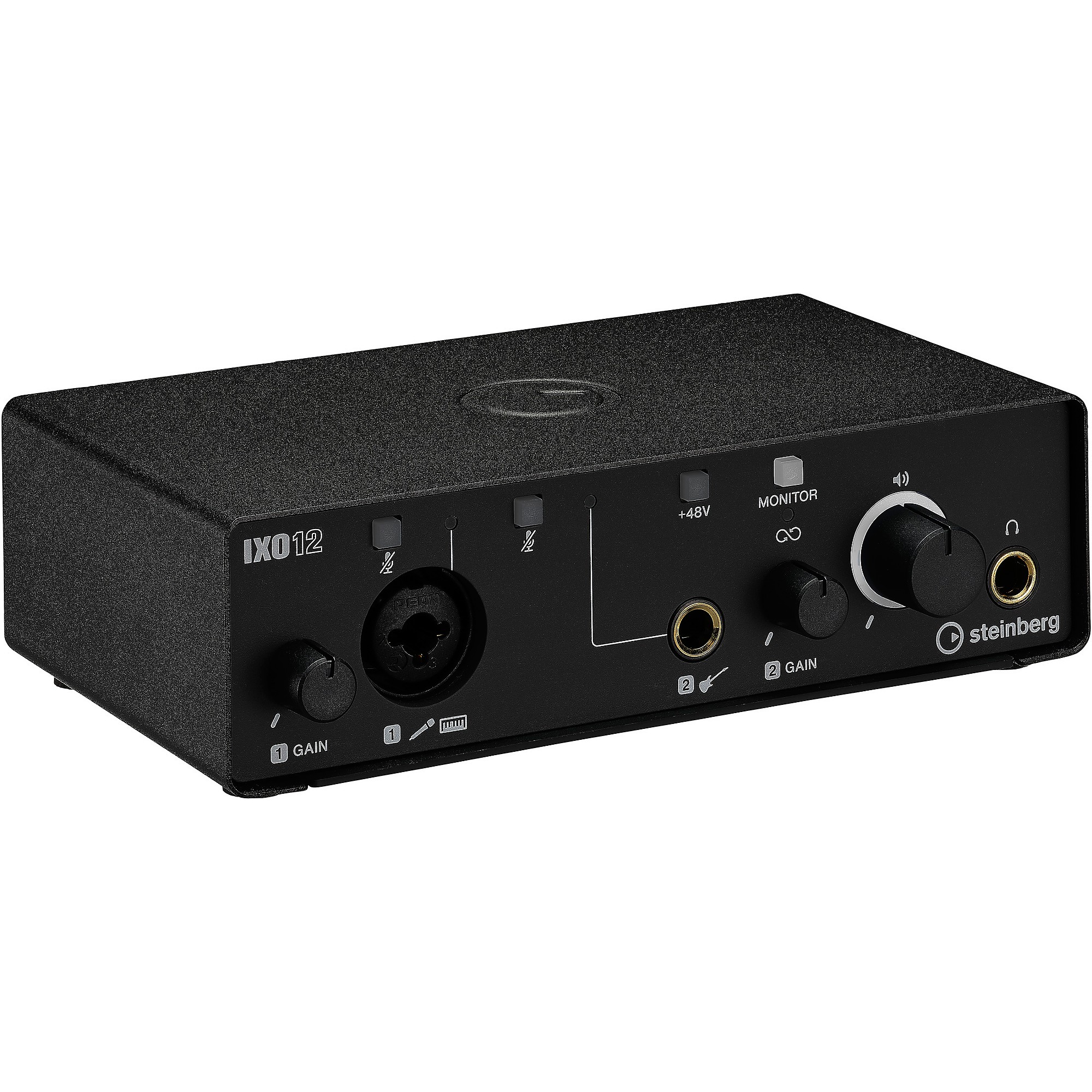 Steinberg IXO12 黒　USBオーディオインターフェイス Steinberg IXO12 Audio Interface with One Mic Preamp | Music & Arts