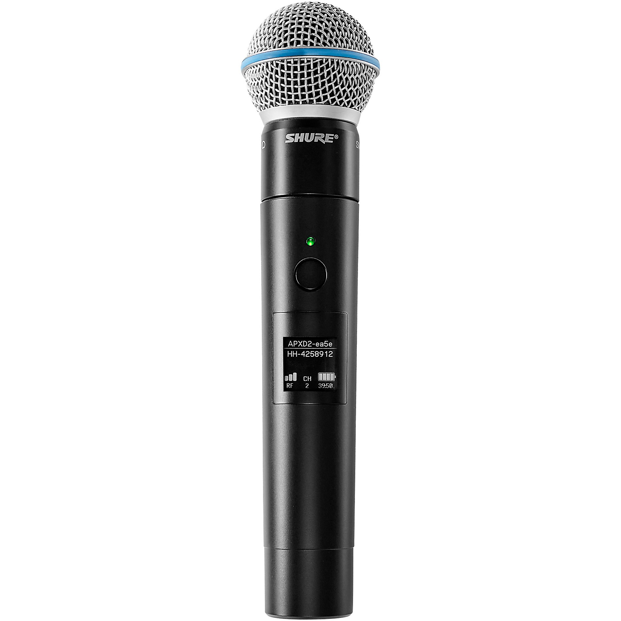Shure MXW2X/BETA58 Wireless Handheld Transmitter with Beta 58A
