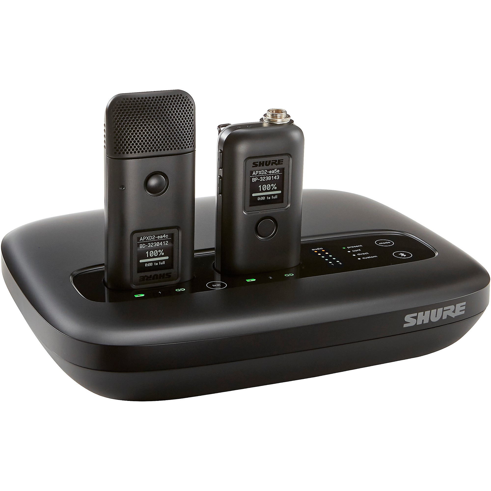 Shure MXWAPXD2 All-in-One 2-channel Wireless Transceiver for