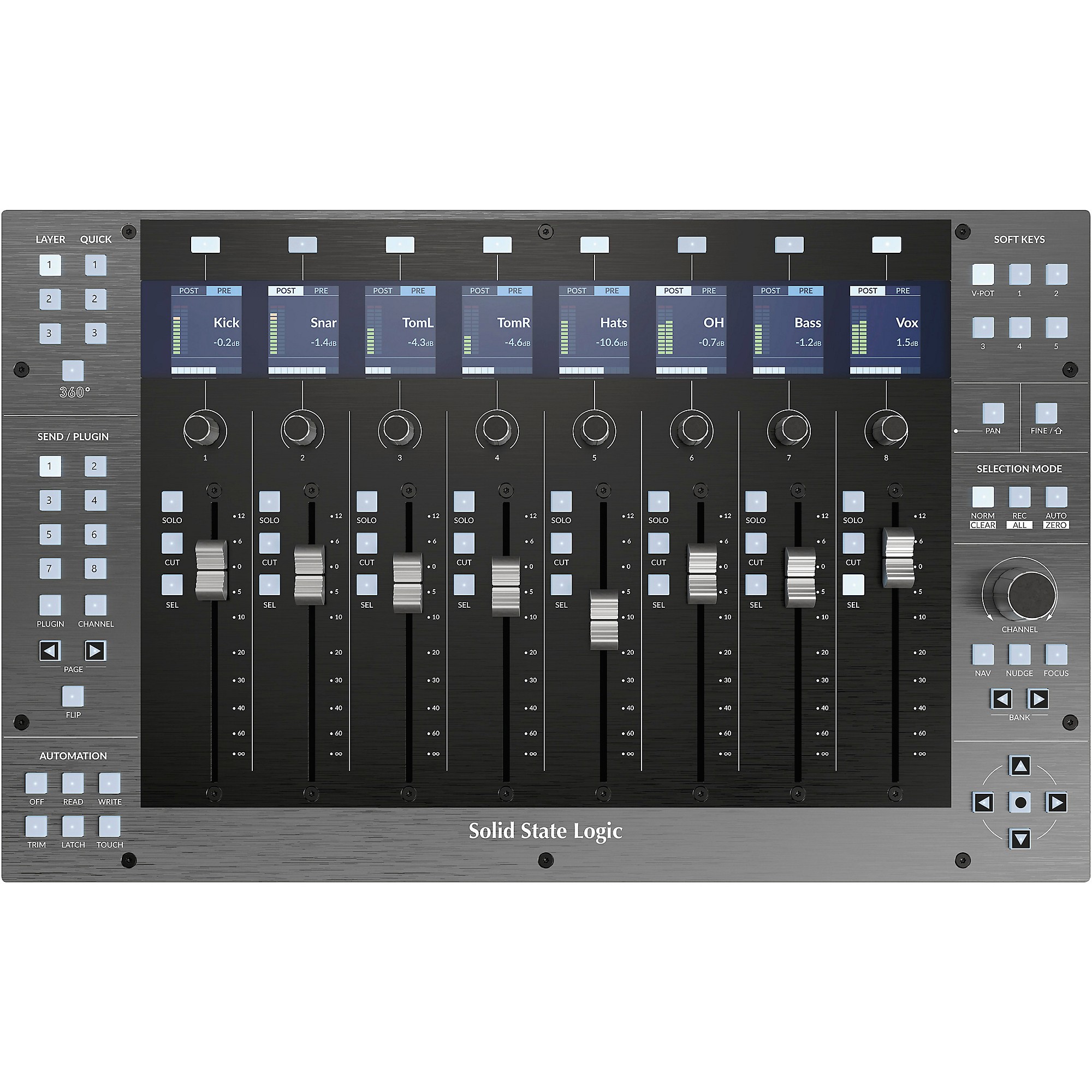 Solid State Logic UF8, UC1, UF1 Control Surface Suite | Music & Arts