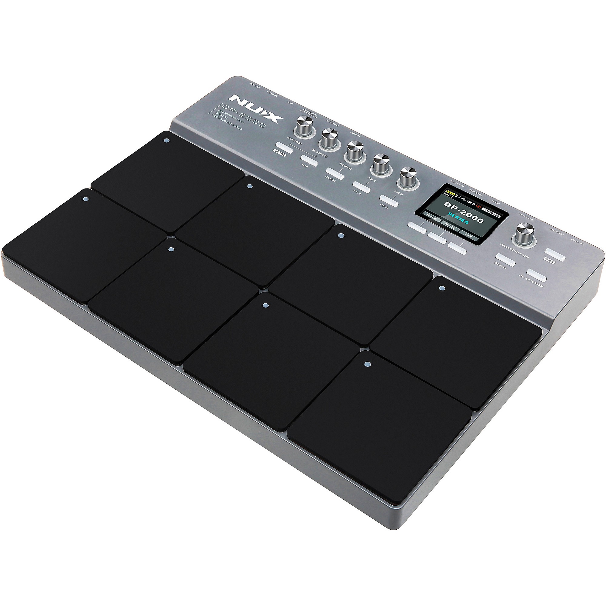NUX DP-2000 Digital Percussion Pad with 8 Velocity Sensitive Pads