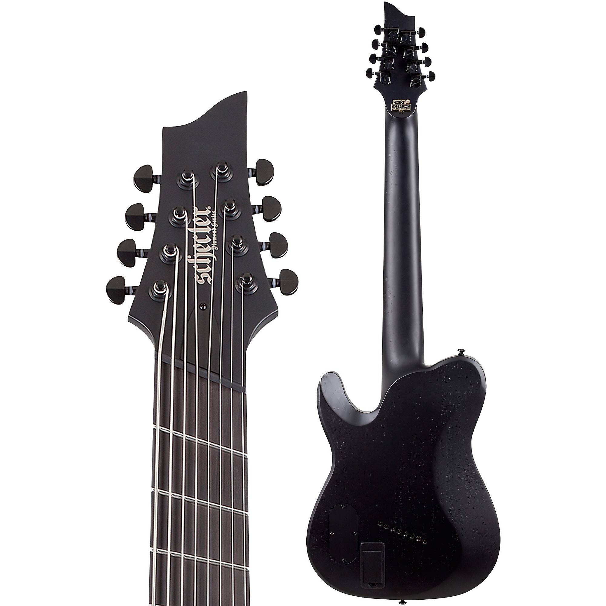 Schecter Guitar Research PT-8 MS Black Ops Electric Guitar