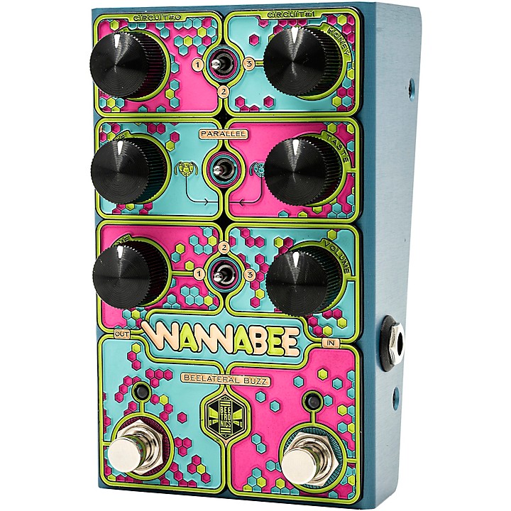 Beetronics FX Beetronics FX Wannabee Beelateral Buzz Dual-Drive Effects  Pedal