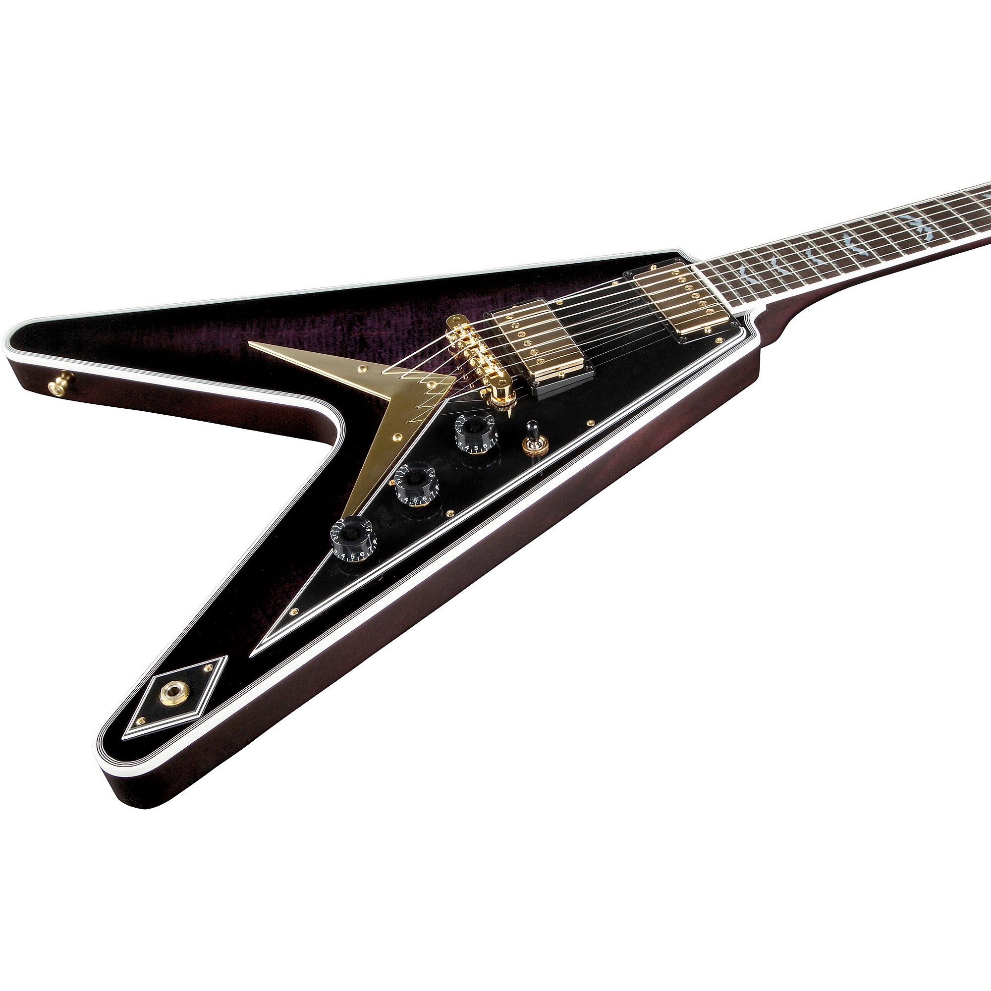 Gibson Custom Flying V Custom Bats in Flight Electric Guitar