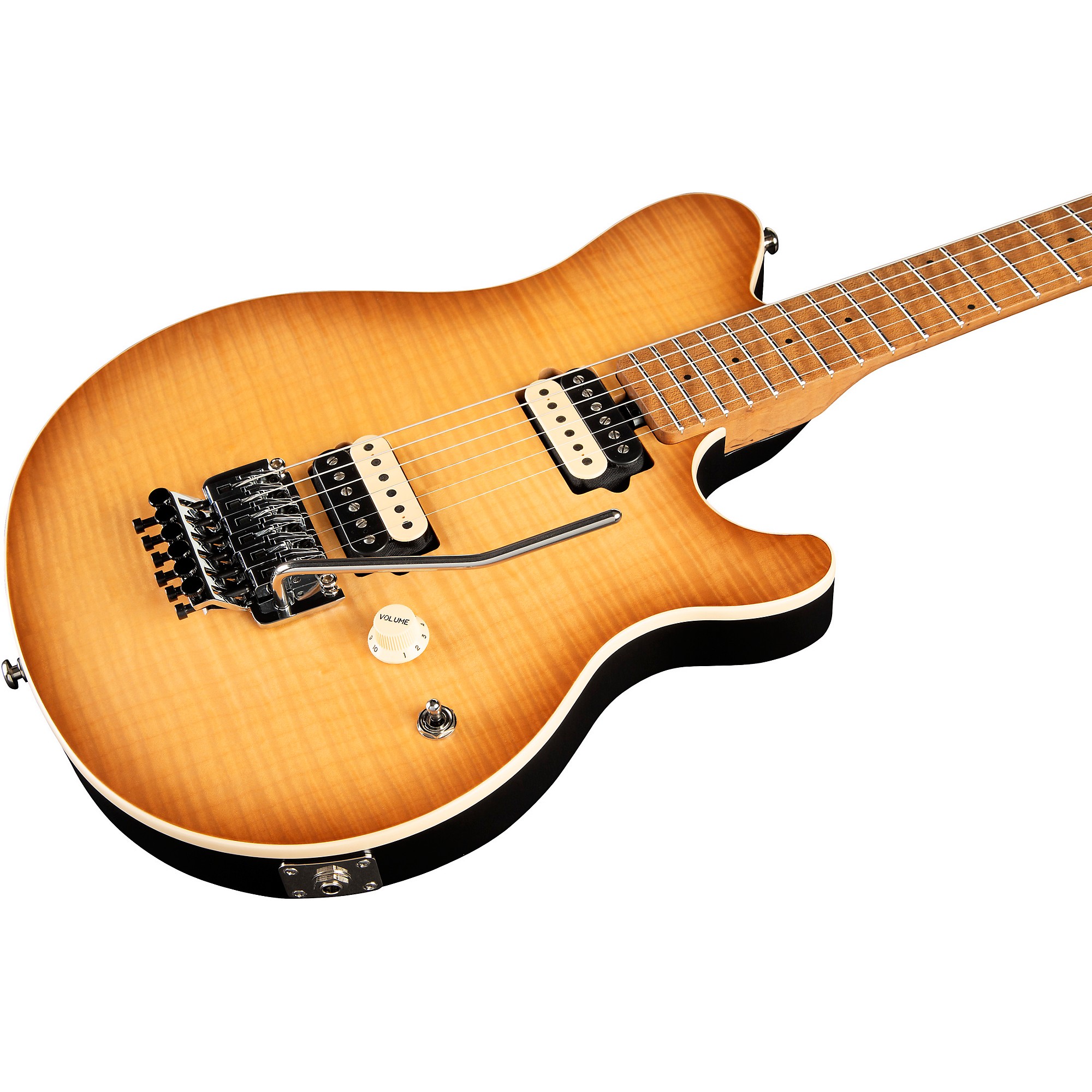 ギター MUSIC MAN AXIS USA EVH Flame Top sunbur Ernie Ball Music Man Axis Flame Top (Satin) Electric Guitar