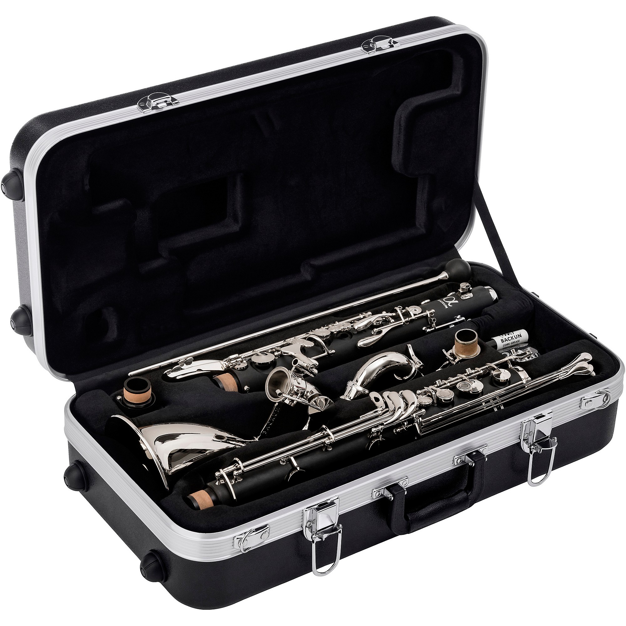 BACKUN Backun Alpha Low Eb Synthetic Bass Clarinet with Nickel