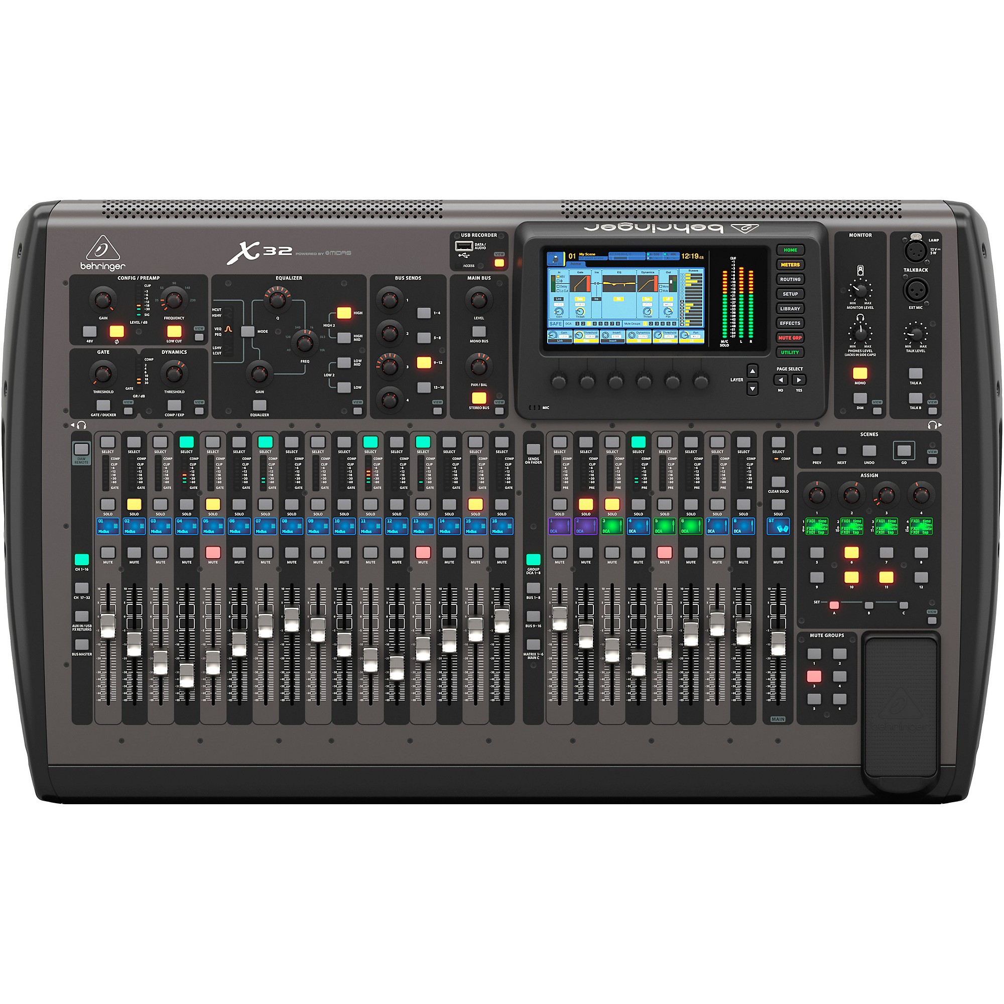 Behringer X32 Digital Mixing Console Bundle With S32 Digital Stage