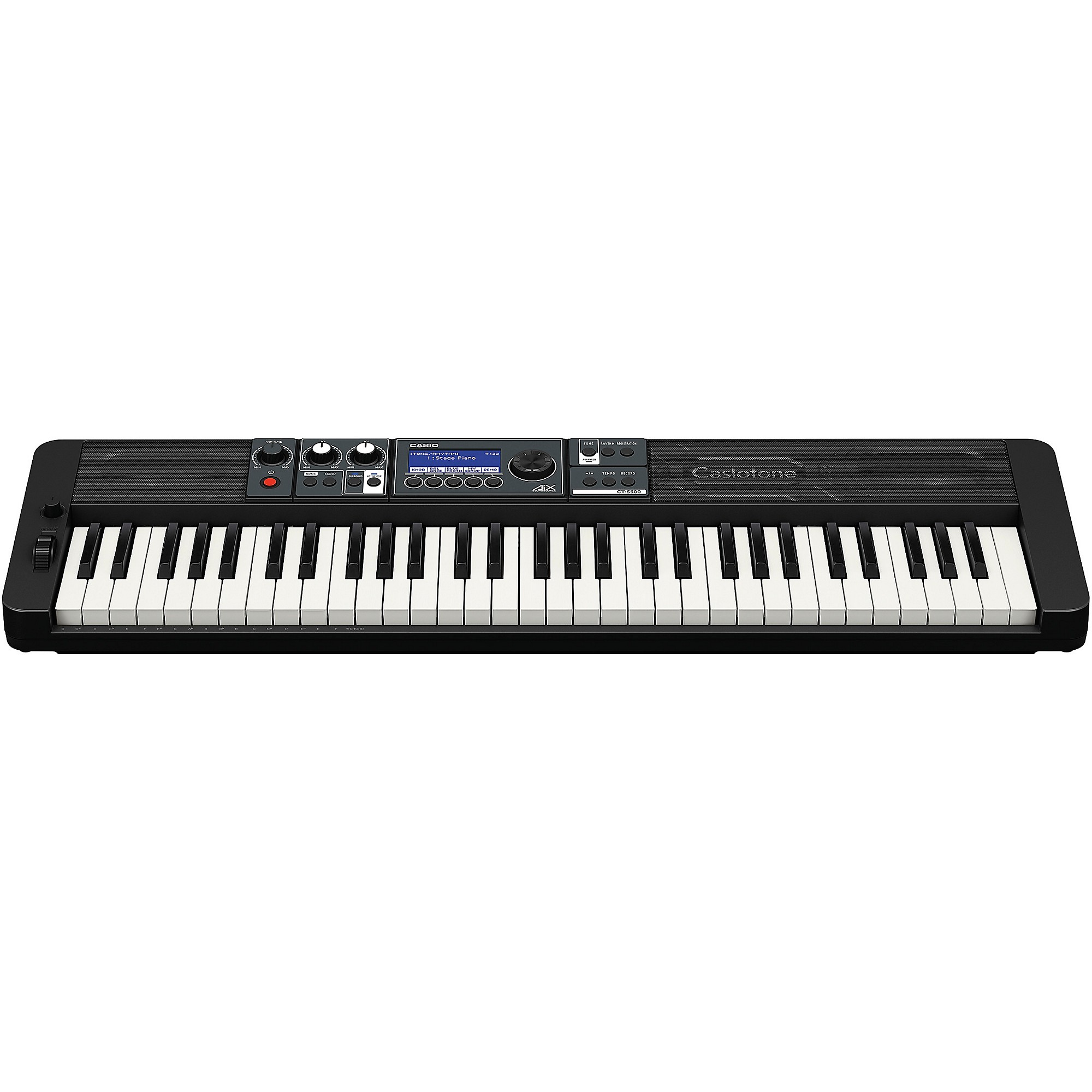 Casio Casiotone CT-S500 61-Key Portable Keyboard Essentials Bundle