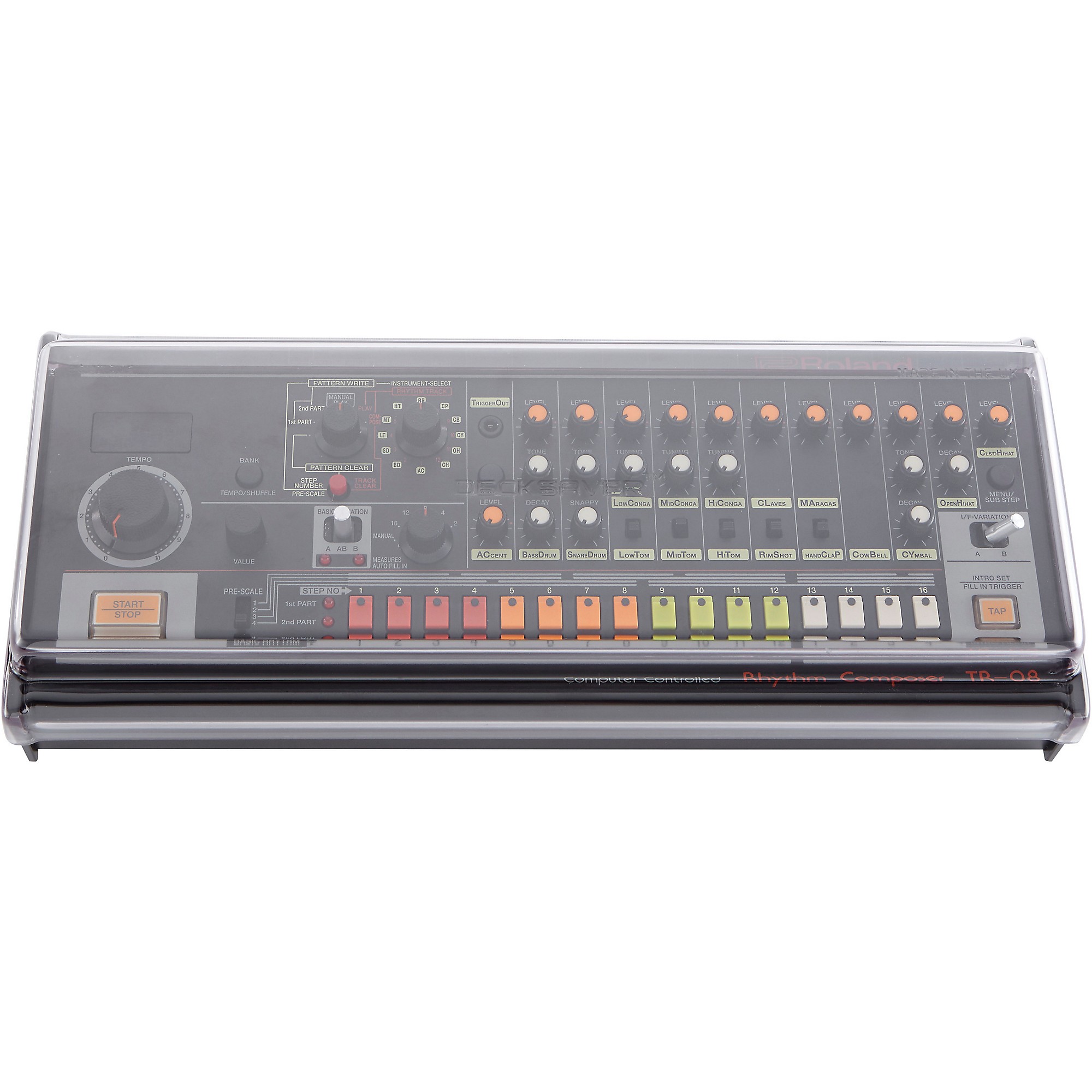 Roland JD-08 [JD-800] Boutique Synthesizer With Decksaver Cover