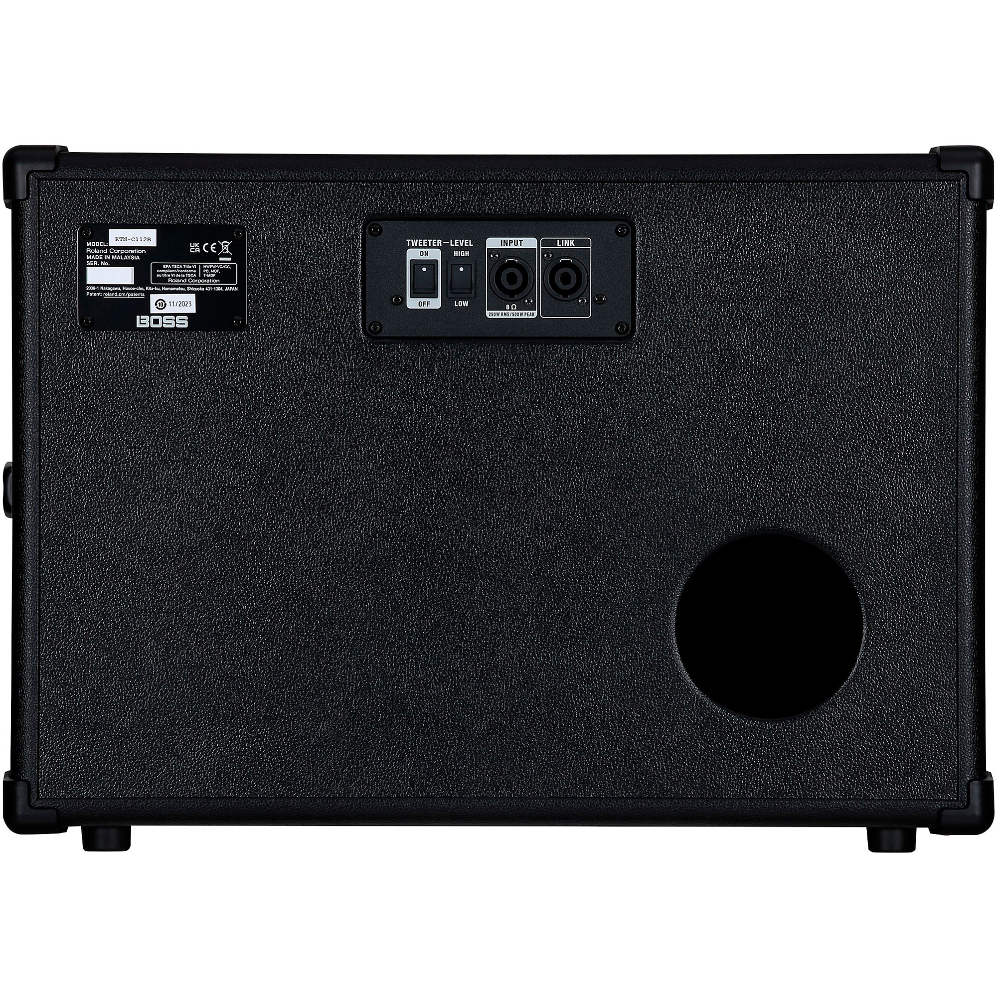 BOSS Katana Cabinet 112 500W 1x12 Bass Speaker Cabinet - | Music