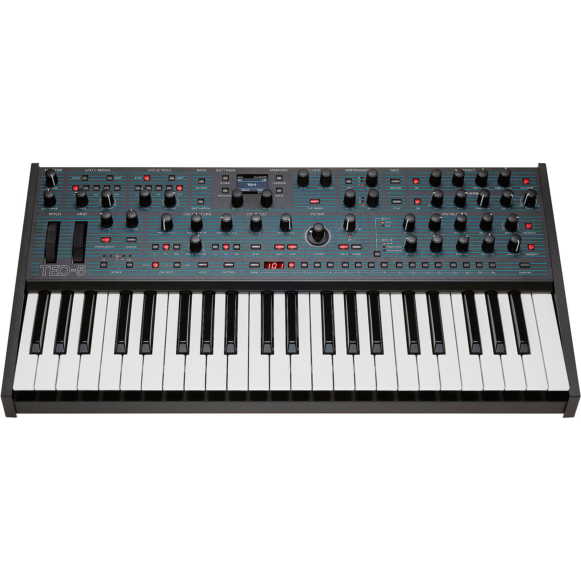 Oberheim TEO-5 Compact 5-Voice Poly Synthesizer | Music & Arts