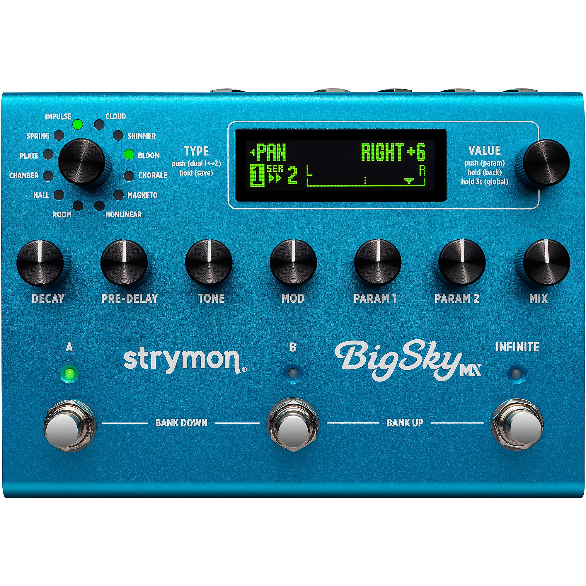 Strymon Strymon BigSky MX Reverb Workstation Effects Pedal