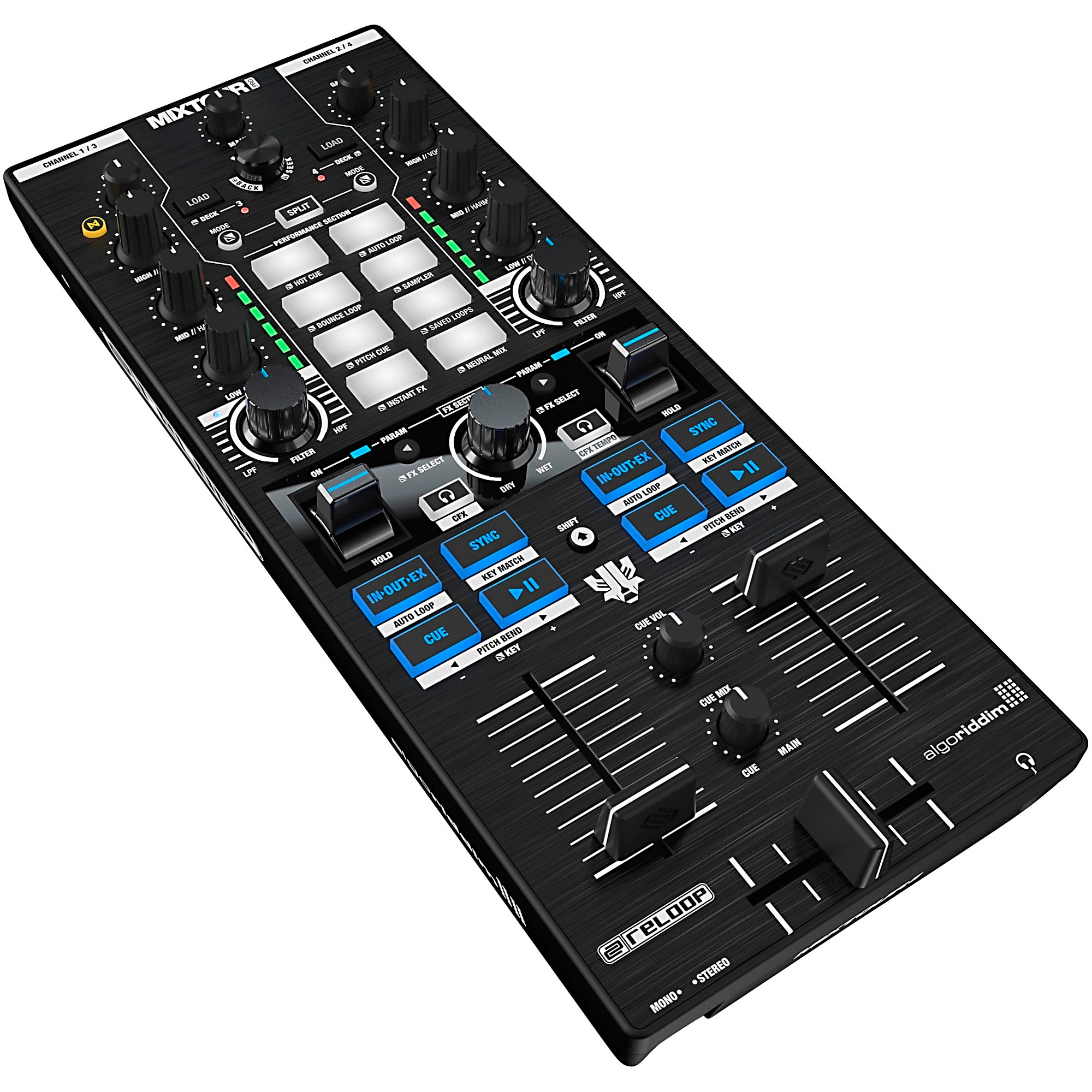 Reloop Reloop Mixtour Pro Portable 4-Deck DJ Controller | Music & Arts
