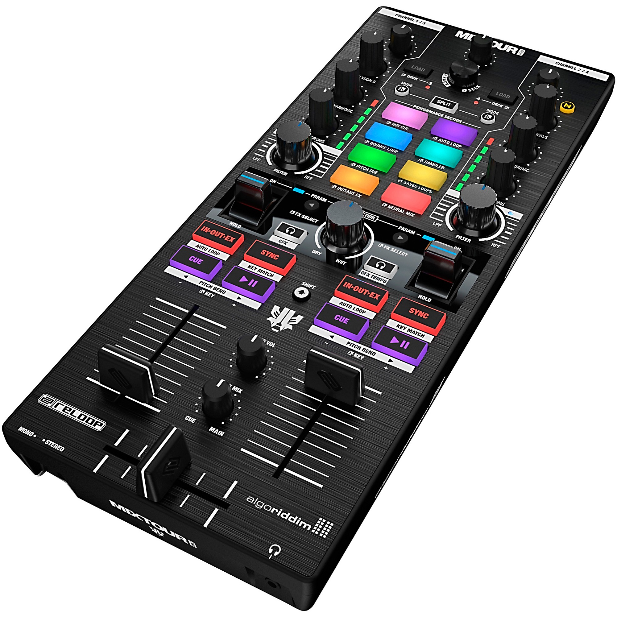 Reloop MIXTOUR PRO Controller with Audio Interface | IDJNOW
