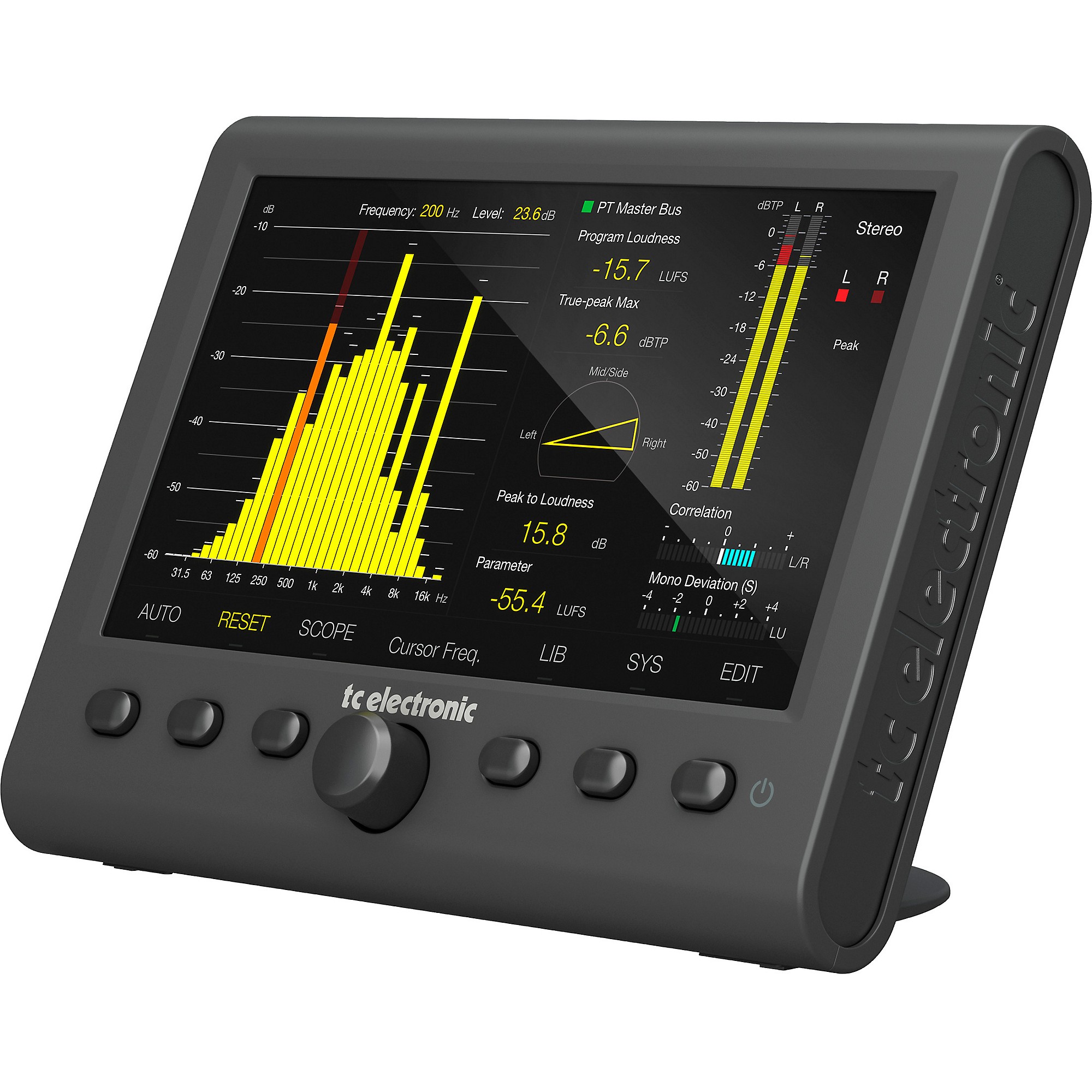 tc electronic Clarity M デスクトップラウドネスメーター TC Electronic Clarity M Stereo Loudness Meter | Music & Arts
