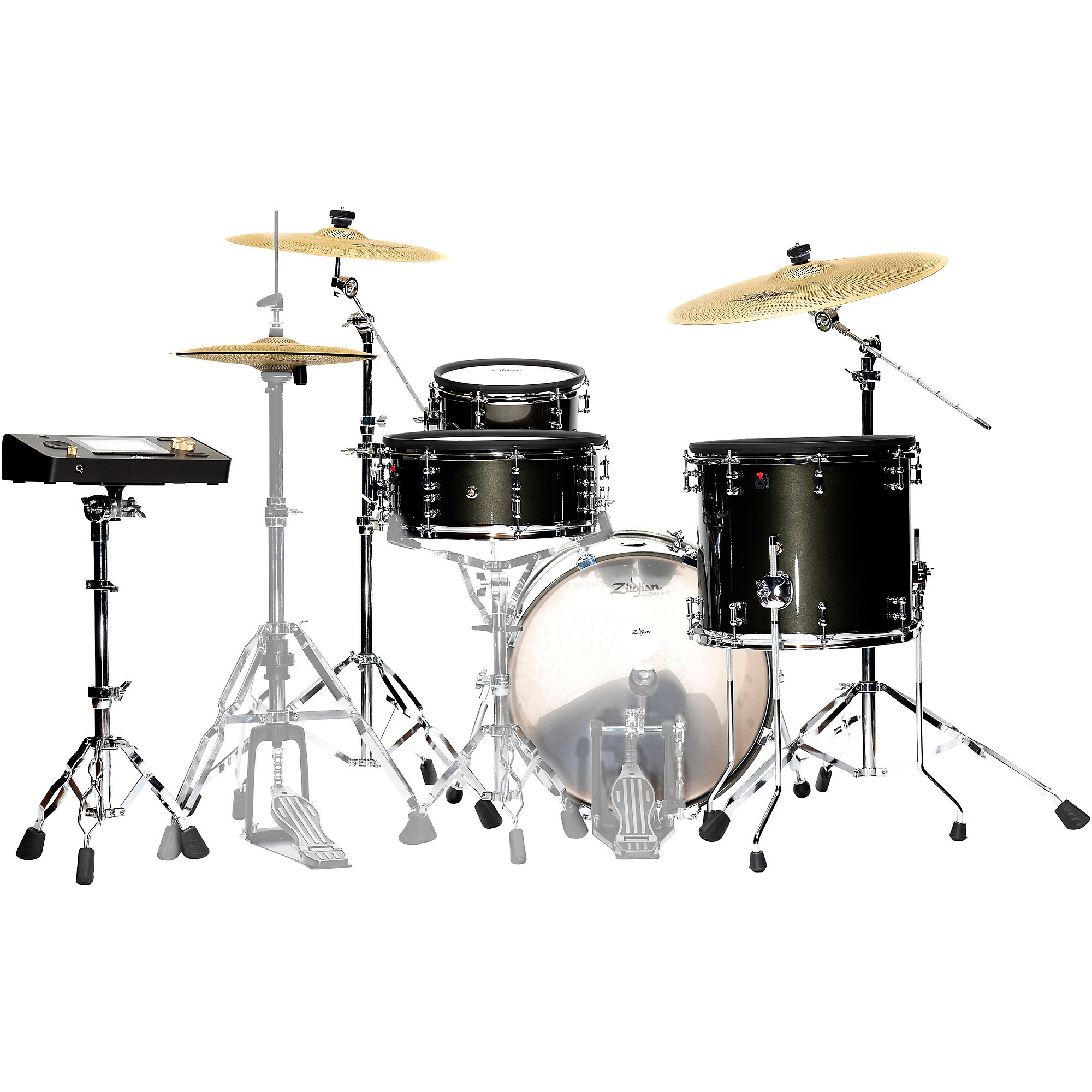 Zildjian ALCHEM-E Gold Electronic Drum Kit With Simmons DA2112 Amp