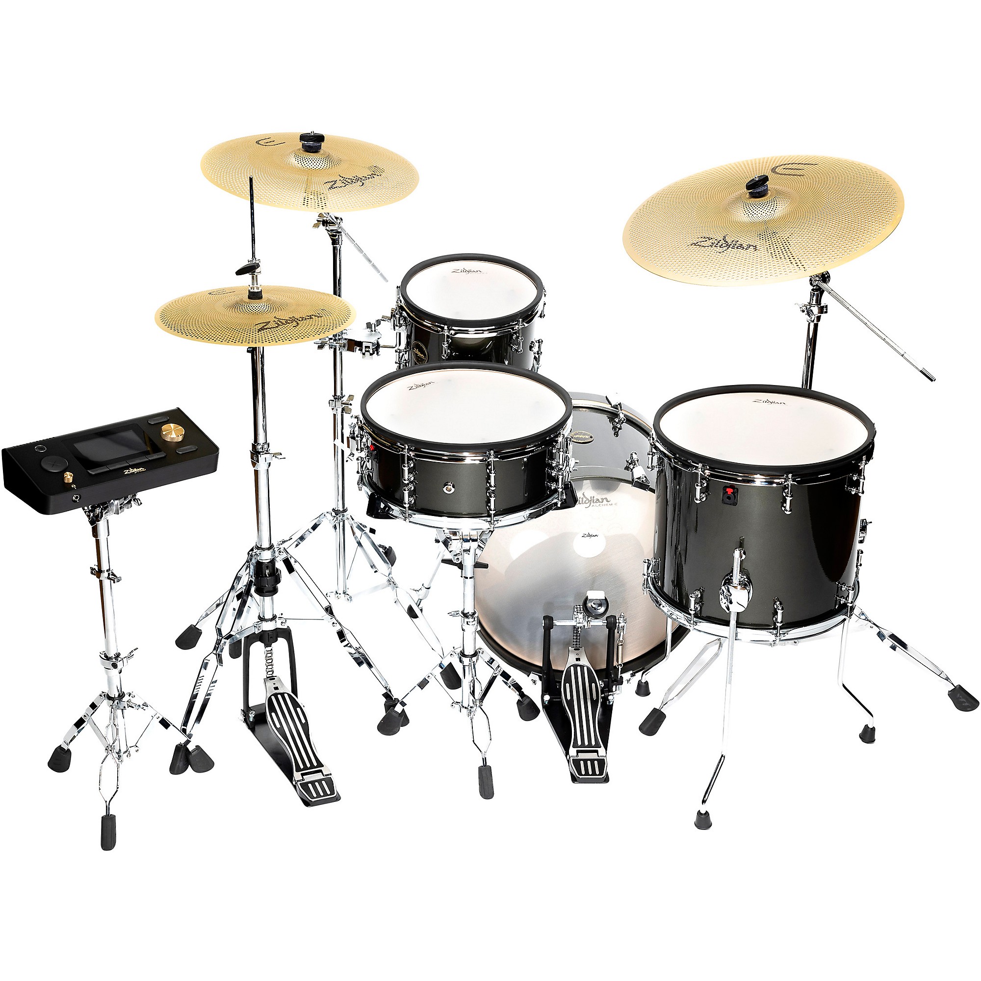 Zildjian ALCHEM-E Gold Electronic Drum Kit With Simmons DA2112 Amp