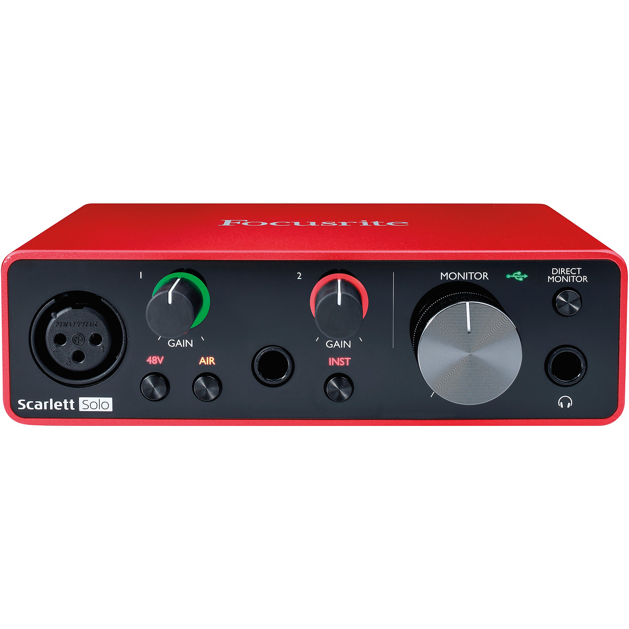 Focusrite Scarlett Solo USB Audio Interface Gen 3 With TASCAM TH