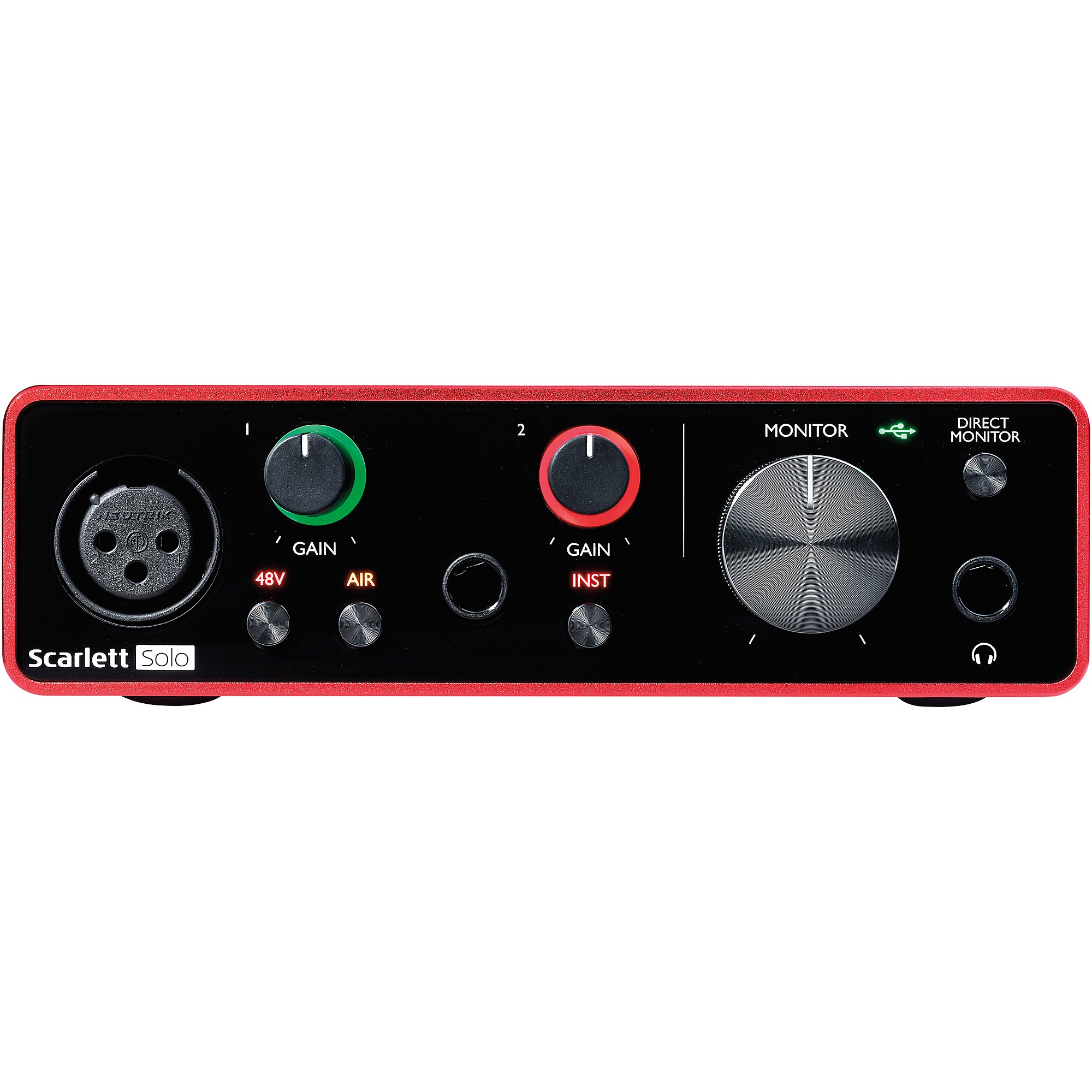 Focusrite Scarlett Solo Gen3 USBオーディオ Focusrite Scarlett Solo USB Audio Interface Gen 3 With TASCAM TH