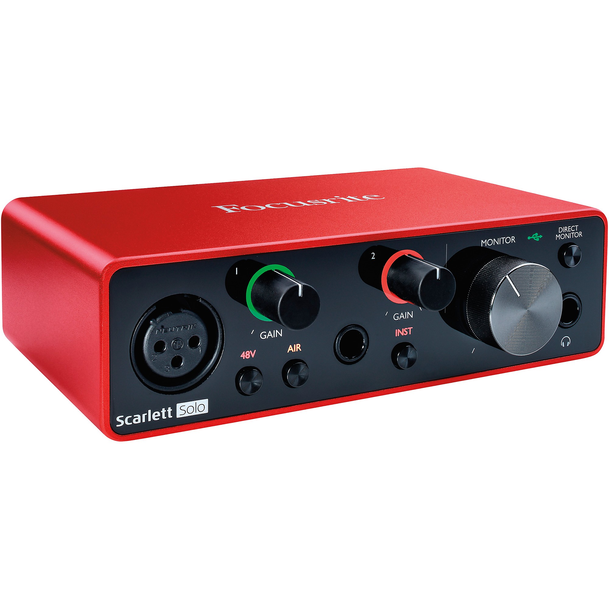 Focusrite Scarlett Solo USB Audio Interface Gen 3 With TASCAM TH