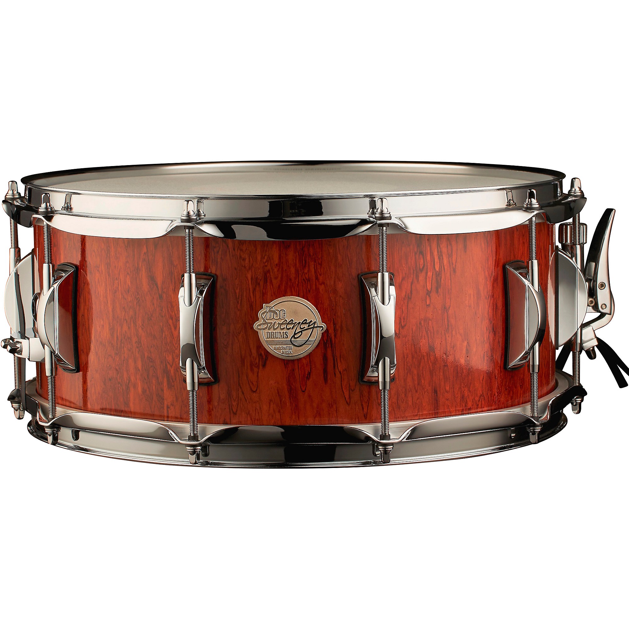 Doc Sweeney Drums Tear Drop Stave Bubinga Snare Drum Music Arts