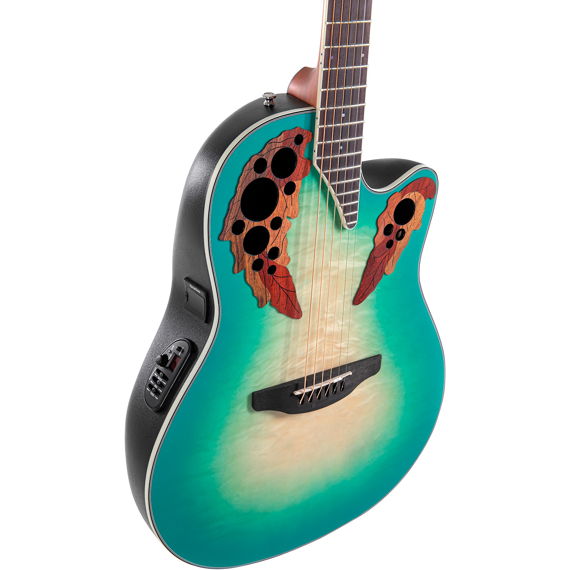 Ovation CE44X-9B-G Celebrity Series Elite Plus Mid-Depth Acoustic