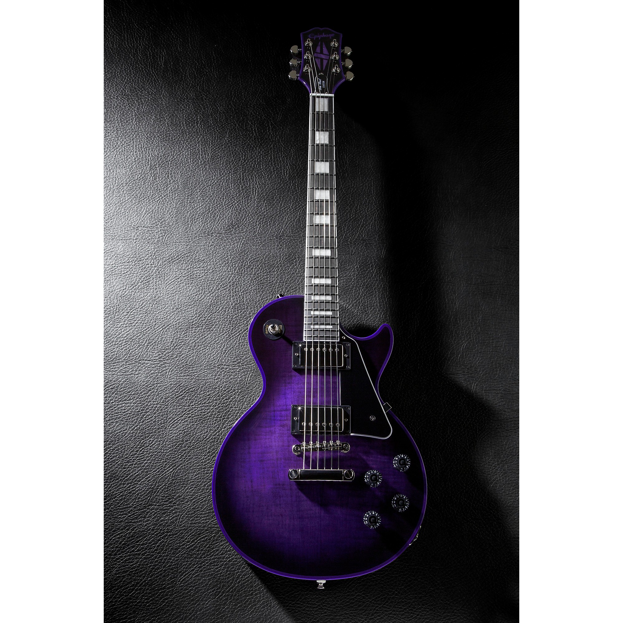 ギター Epiphone Les Paul Custom Widow Epiphone Les Paul Custom Widow Limited Electric Guitar- Red