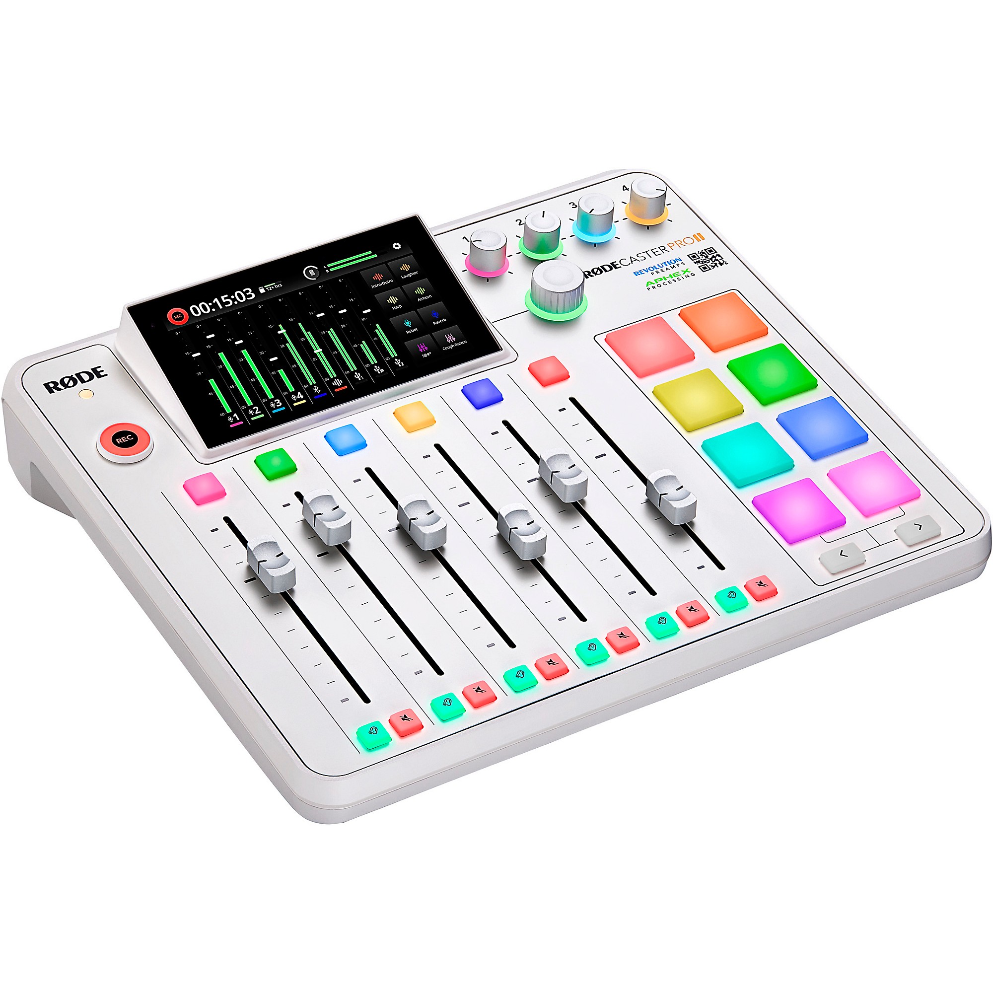 RODE RodeCaster Pro II Podcast Production Console - White | Music