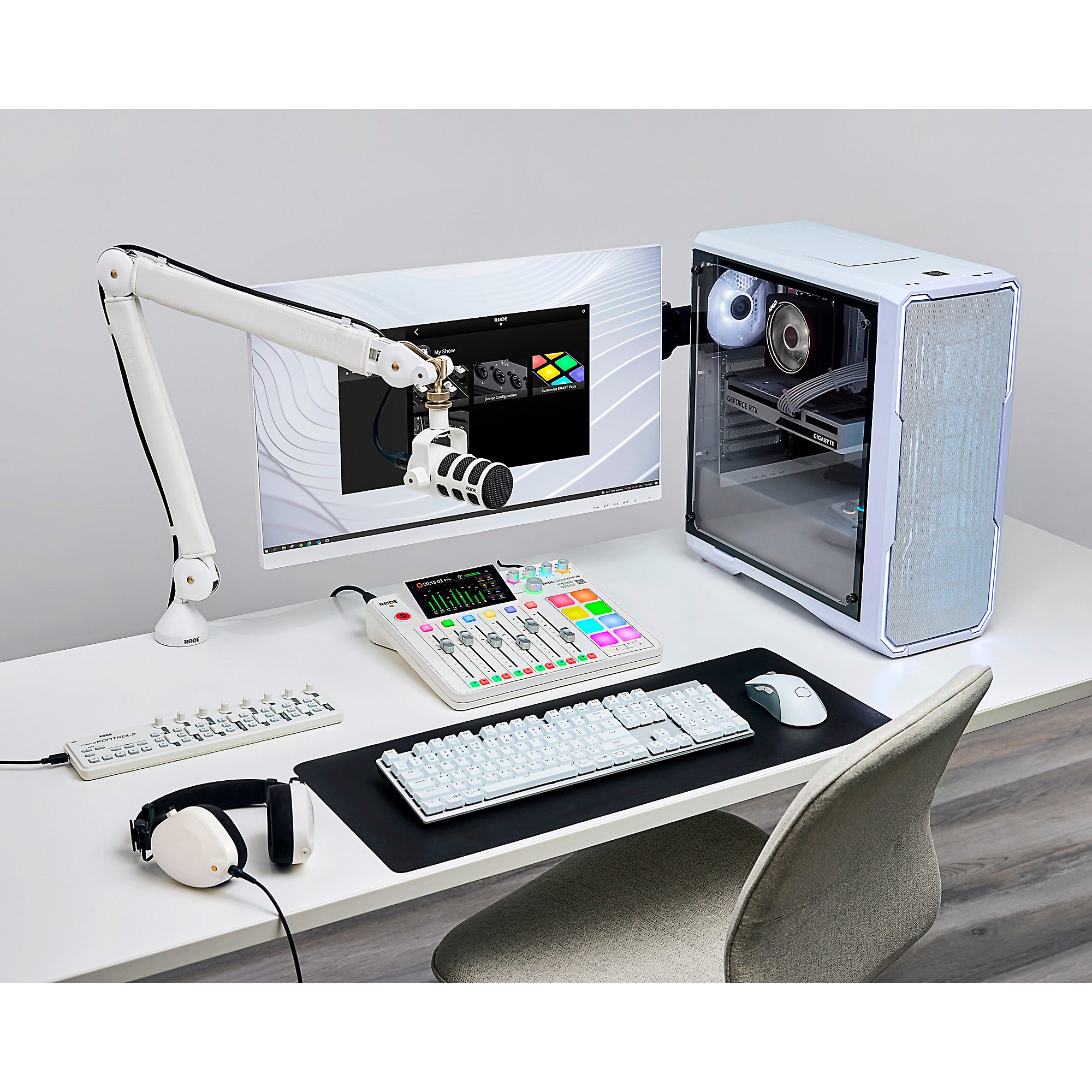 RODE RodeCaster Pro II Podcast Production Console - White | Music