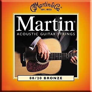 Martin M145 Light/Medium 80/20 Bronze Acoustic Guitar Strings