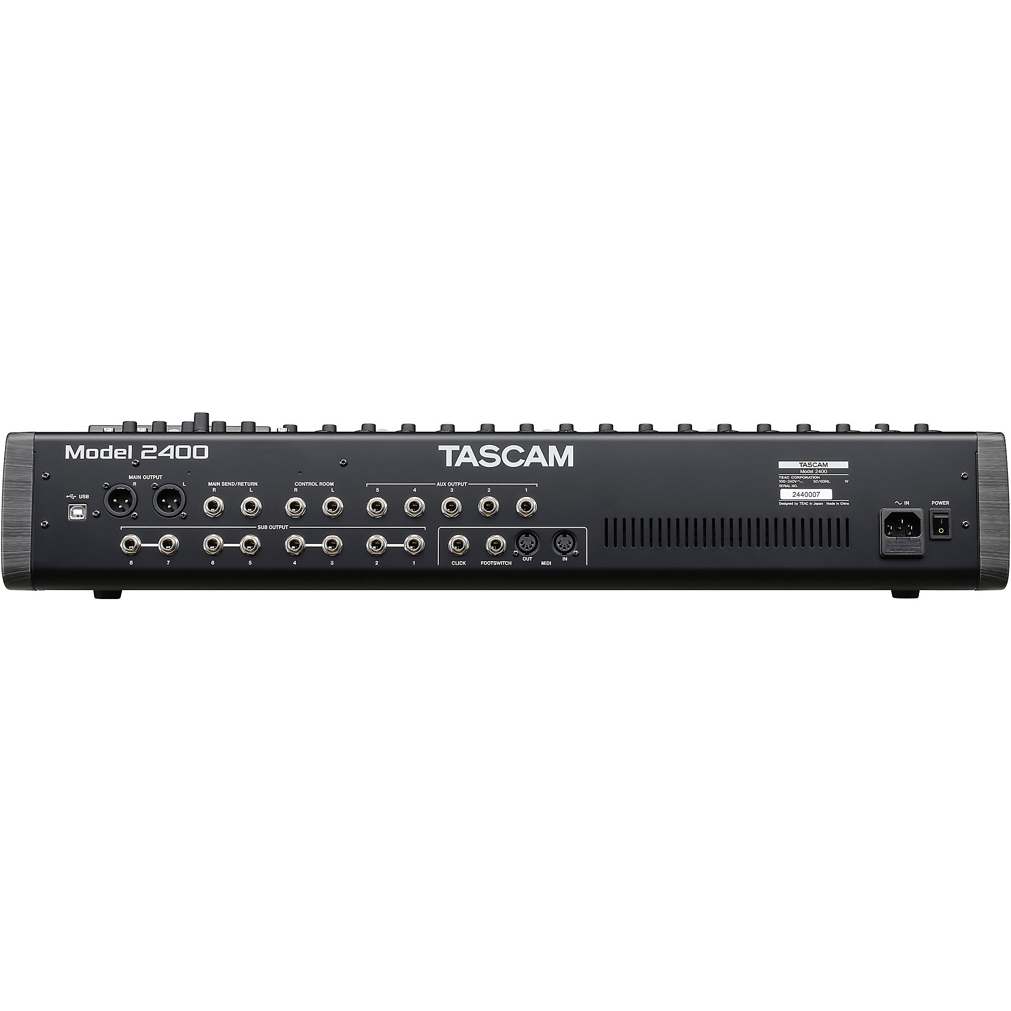 TASCAM Model 2400 24-Channel Multitrack Recorder and Mixer With