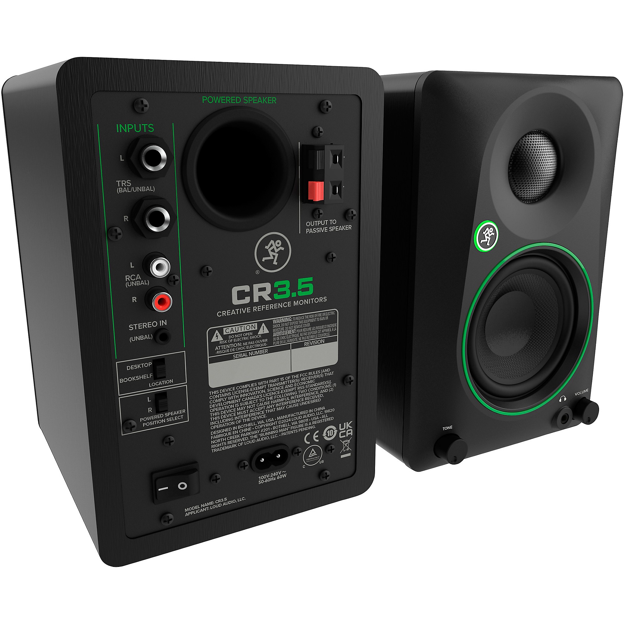 Amazon.com: Mackie CR3-X 3 inch Multimedia Monitors