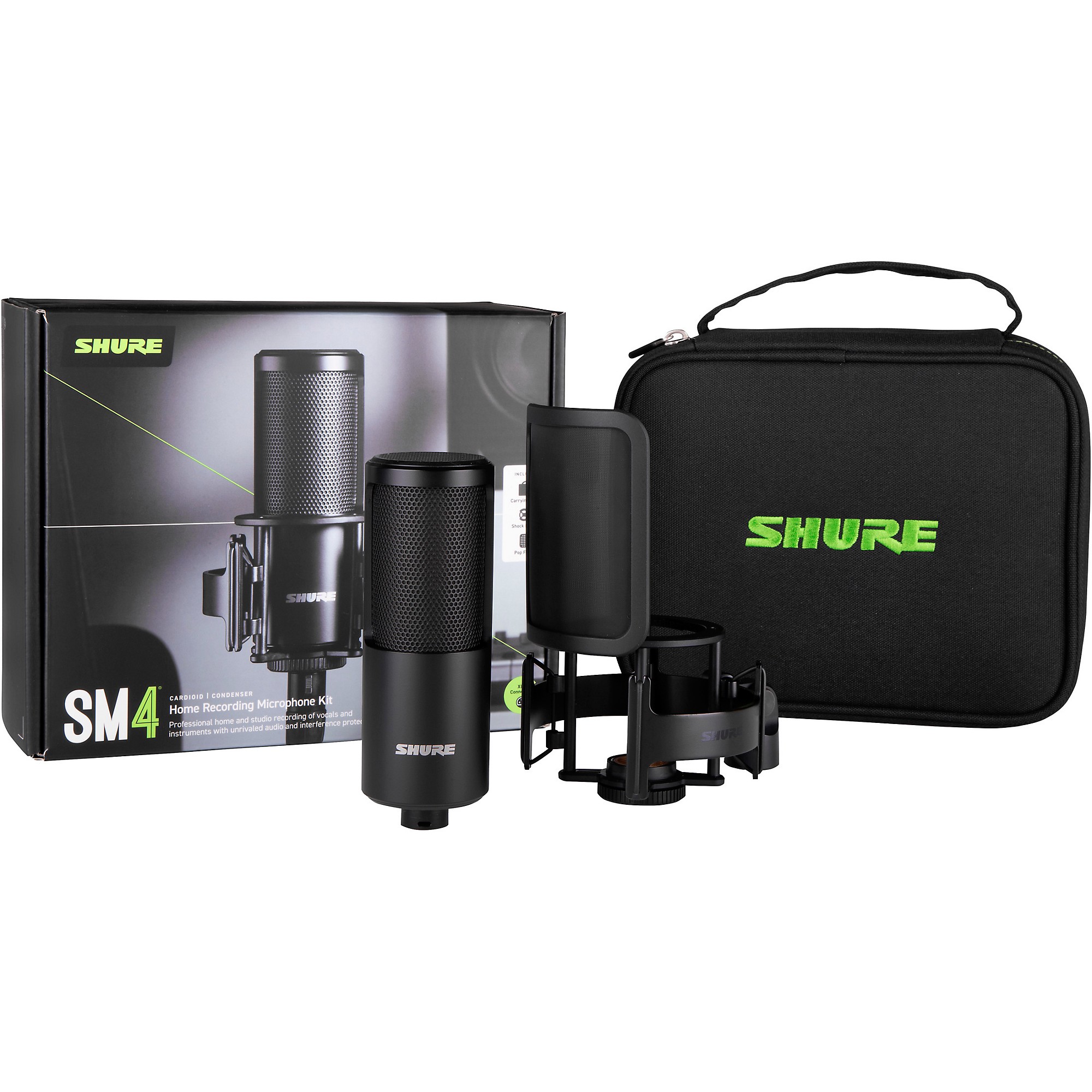 SHURE SM4 Kit コンデンサーマイク Shure SM4 Dual-Diaphragm Condenser Home Recording Microphone Kit