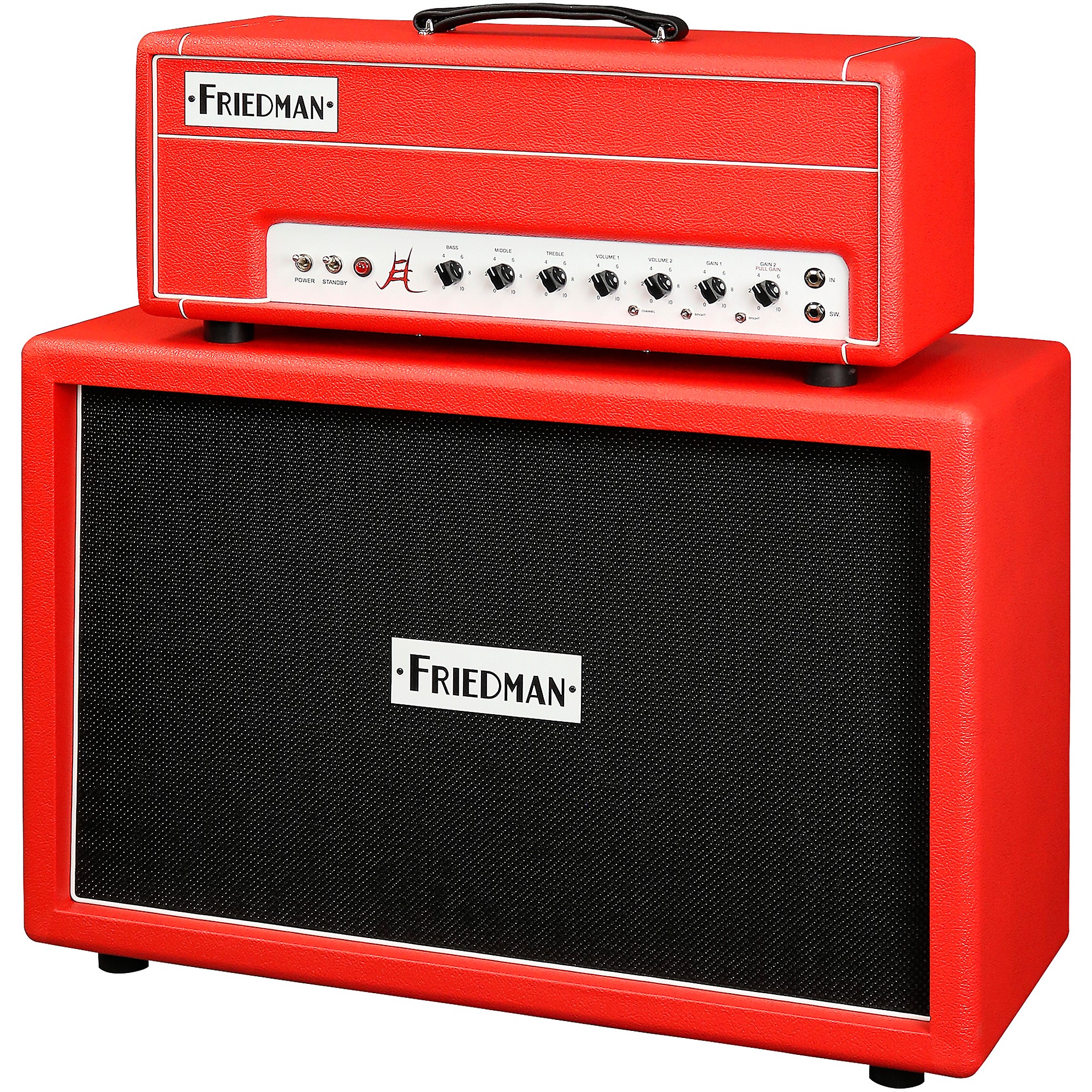 Friedman Friedman Jake E Lee Signature 50W Tube Guitar Amp Head and 2X12 Cabinet Stack