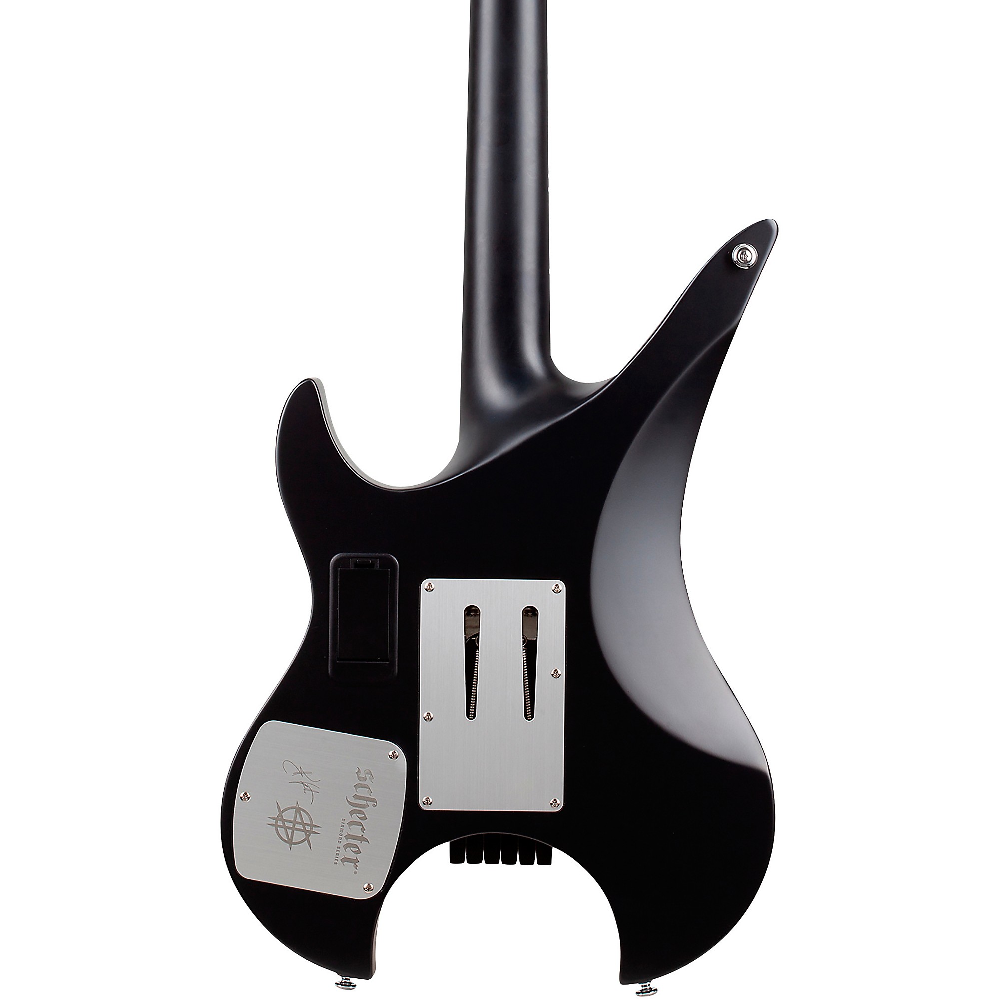 ◆6st Headless Guitar See Thru Black Schecter Synyster Gates Custom-6 TR-S Signature Headless