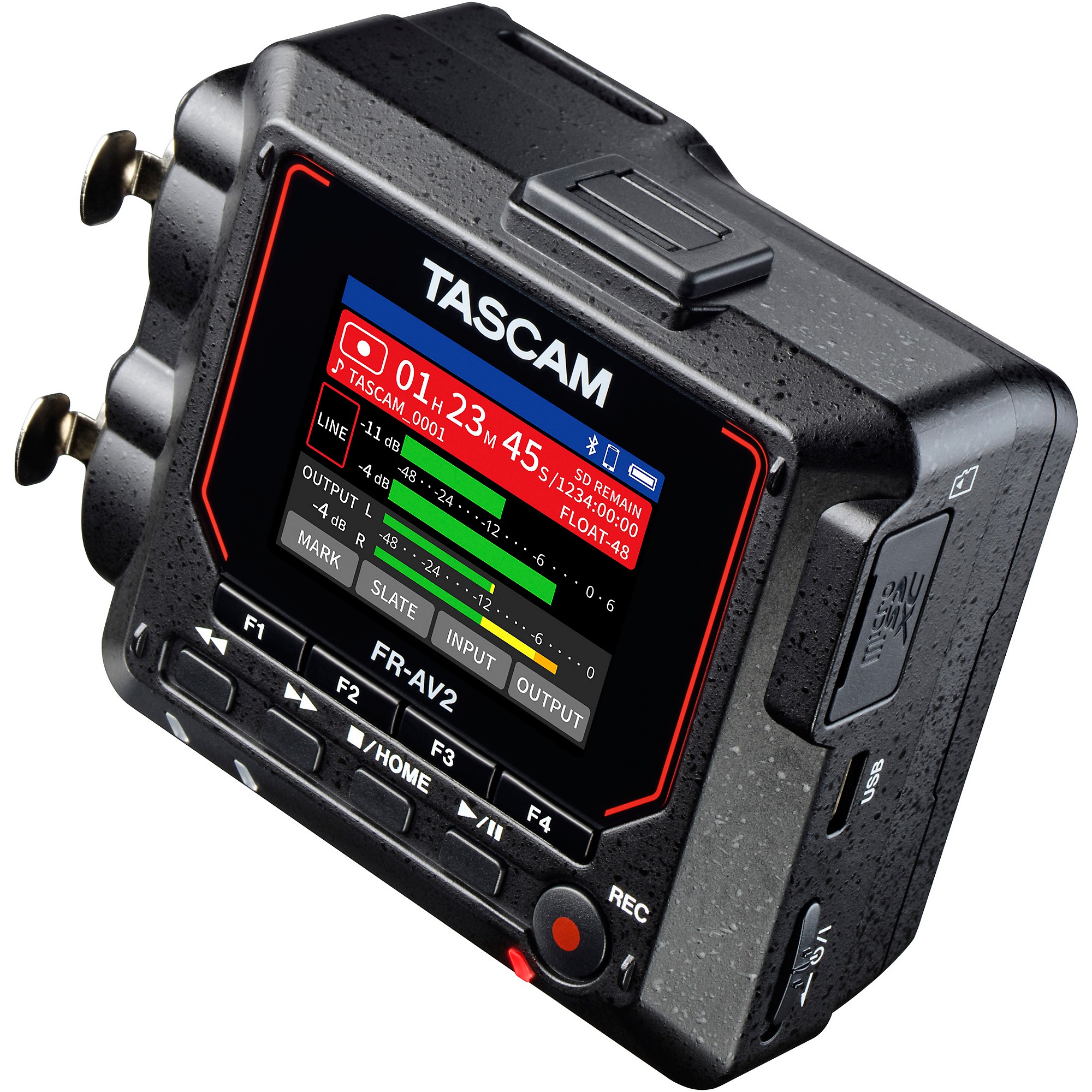 TASCAM FR-AV2ハンディレコーダー AK-BT2付 FR-AV2 | Compact 32-bit Float Field Recorder and Timecode