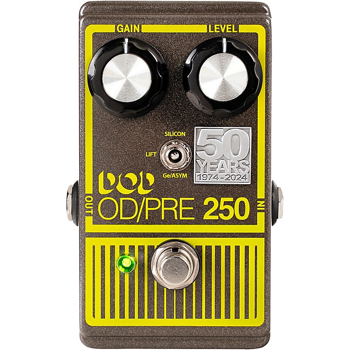 DOD Digitech 250 Overdrive Preamp Original Gray Rare Vintage