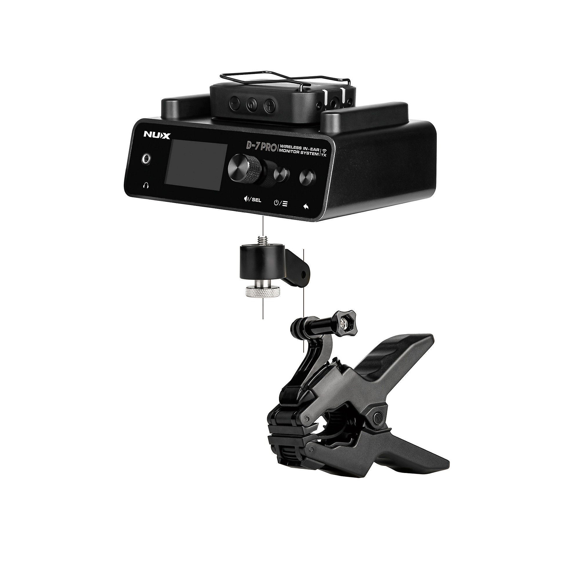 NUX B-7 Pro Professional 2.4GHz In Ear Monitoring Wireless System