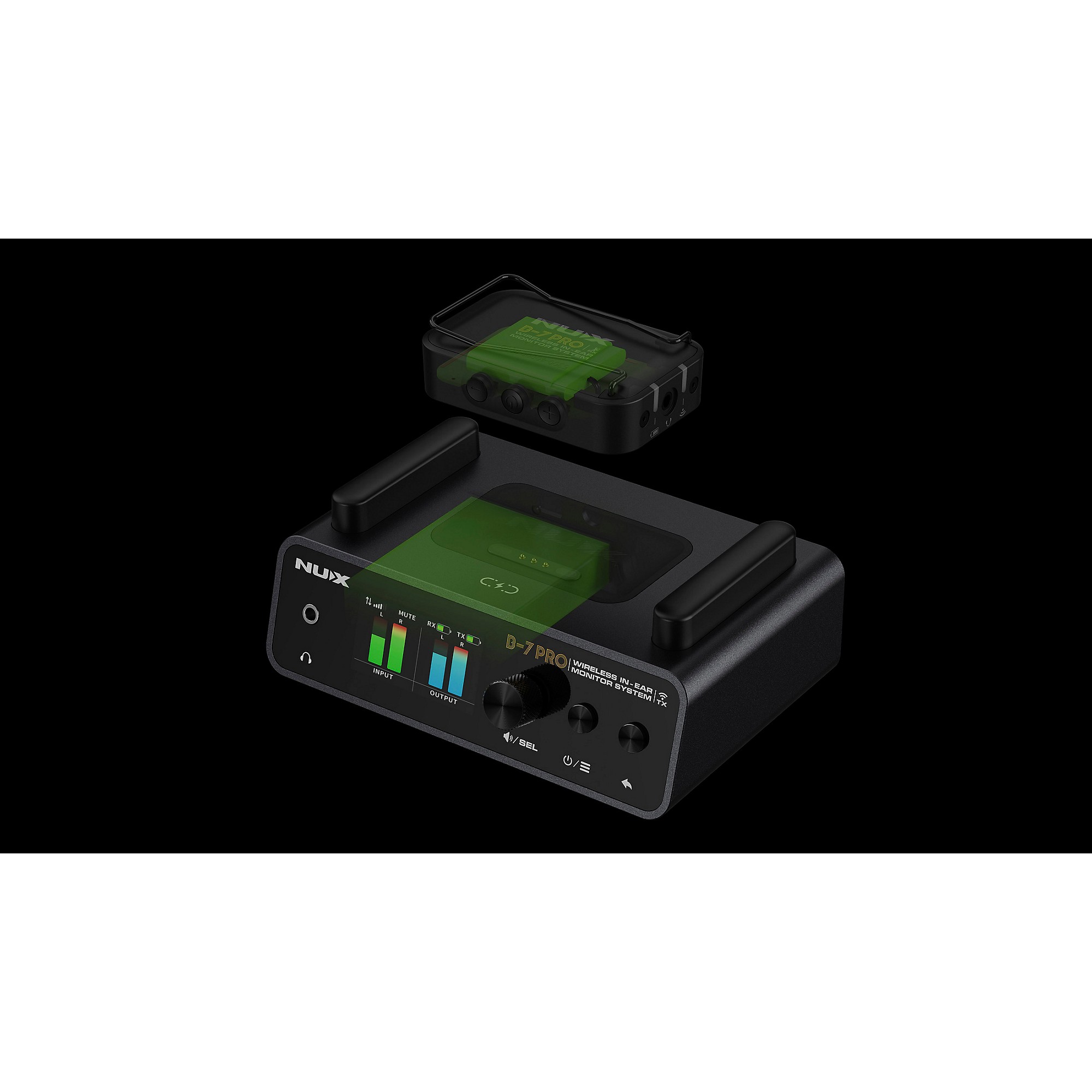 NUX B-7 PRO ワイヤレスイヤモニシステム NUX B-7 PRO Wireless In Ear Monitoring System at Gear4music