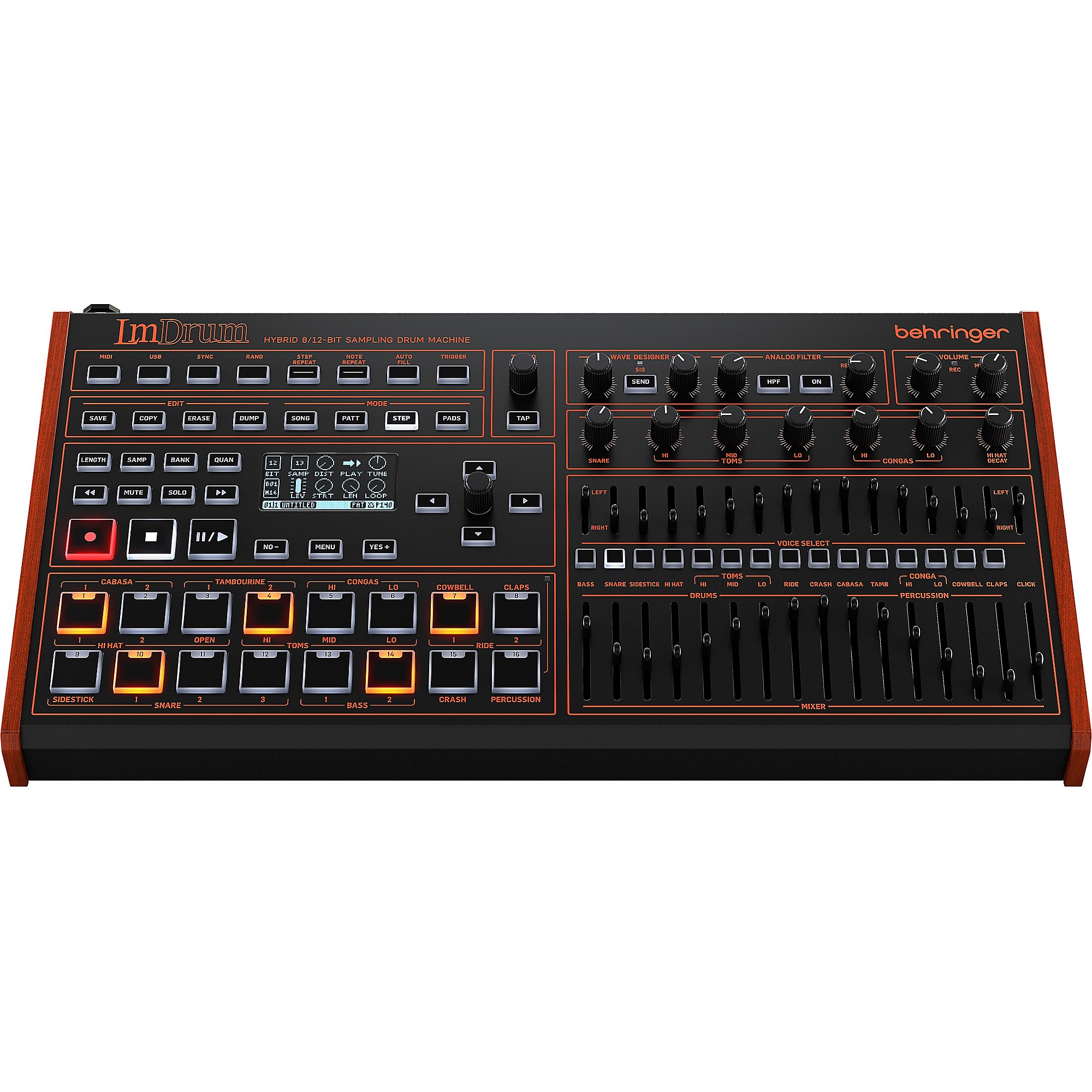 Behringer LmDrum Hybrid Sampling Drum Machine | Music & Arts
