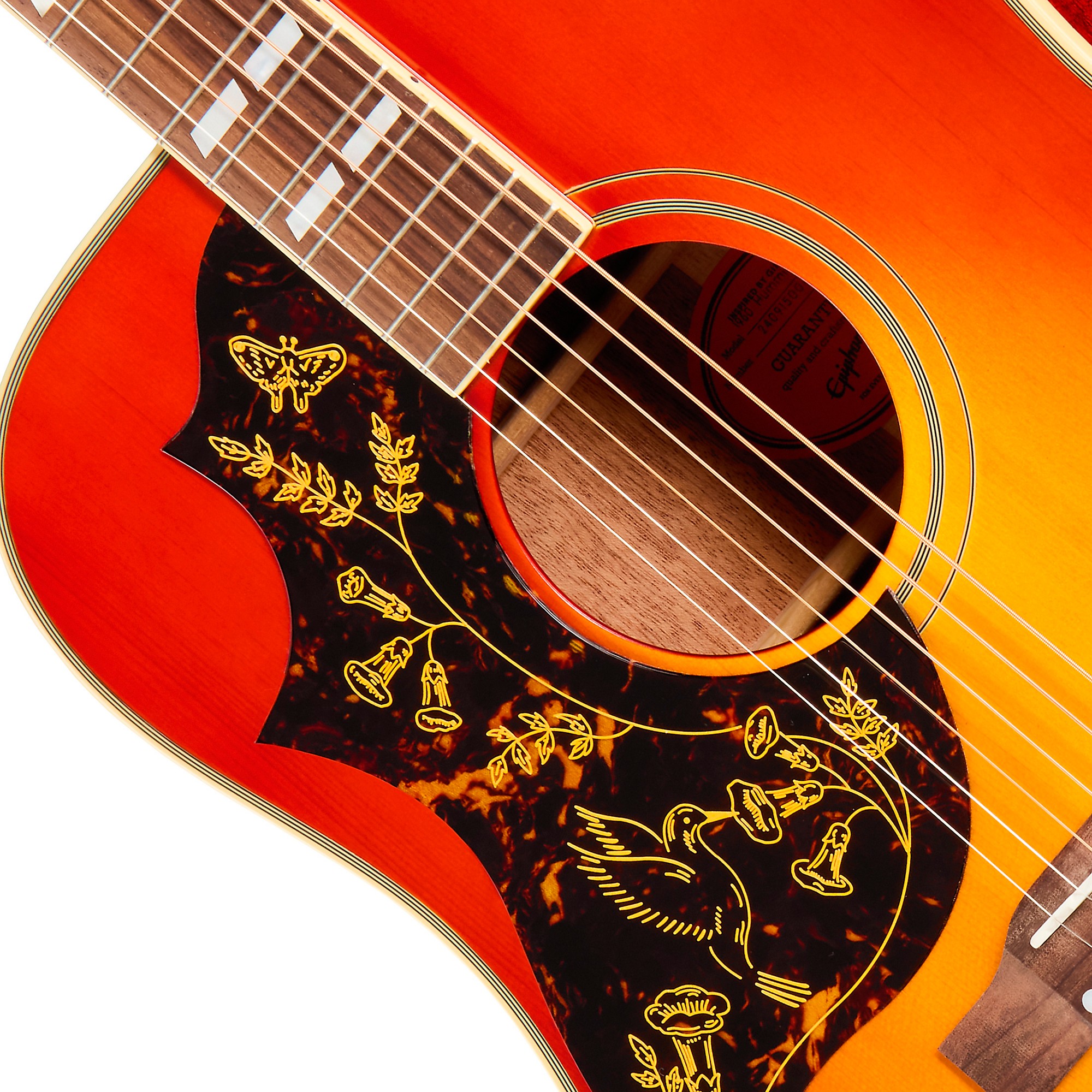 Epiphone Inspired by Gibson Custom 1960 Hummingbird Reissue Left