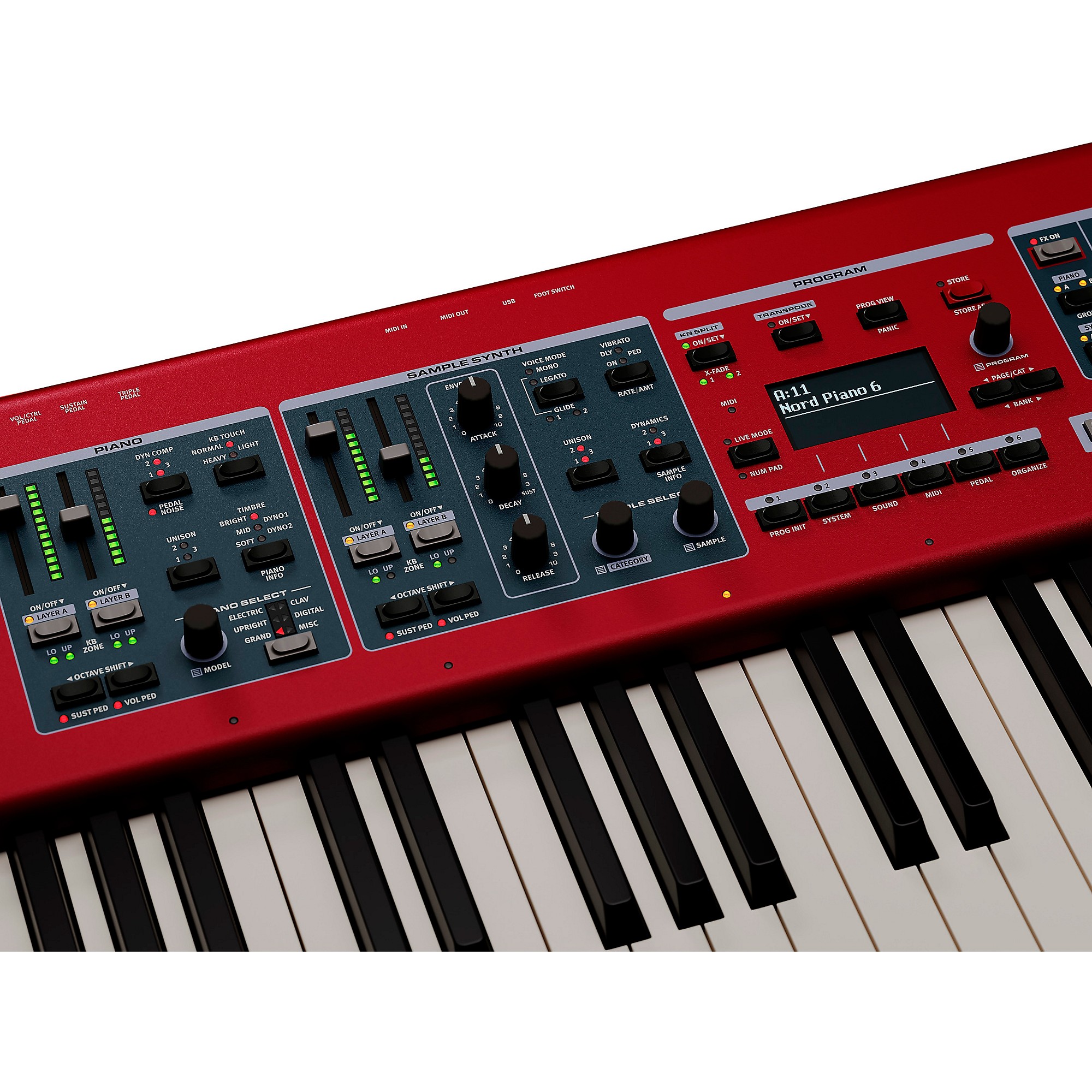Nord Piano 2 HP 73鍵　赤 Nord Piano 2 HP 73-Key Red Stage Piano | eBay