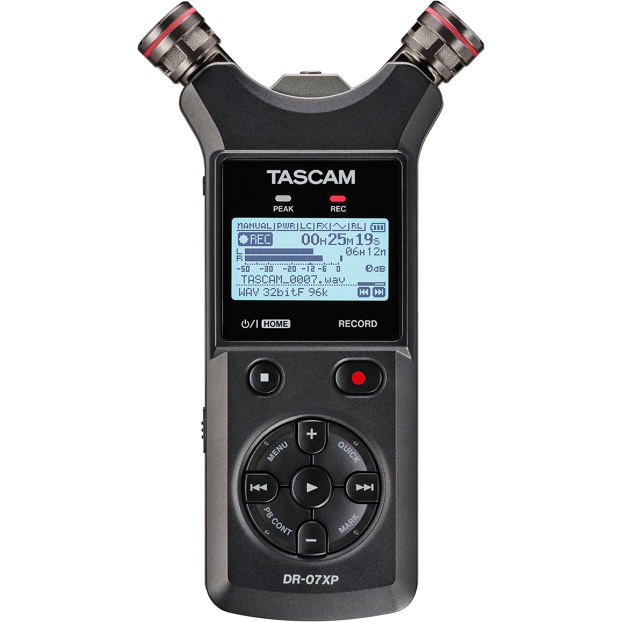 TASCAM DR-07XP 32-bit Float Audio Recorder | Music & Arts