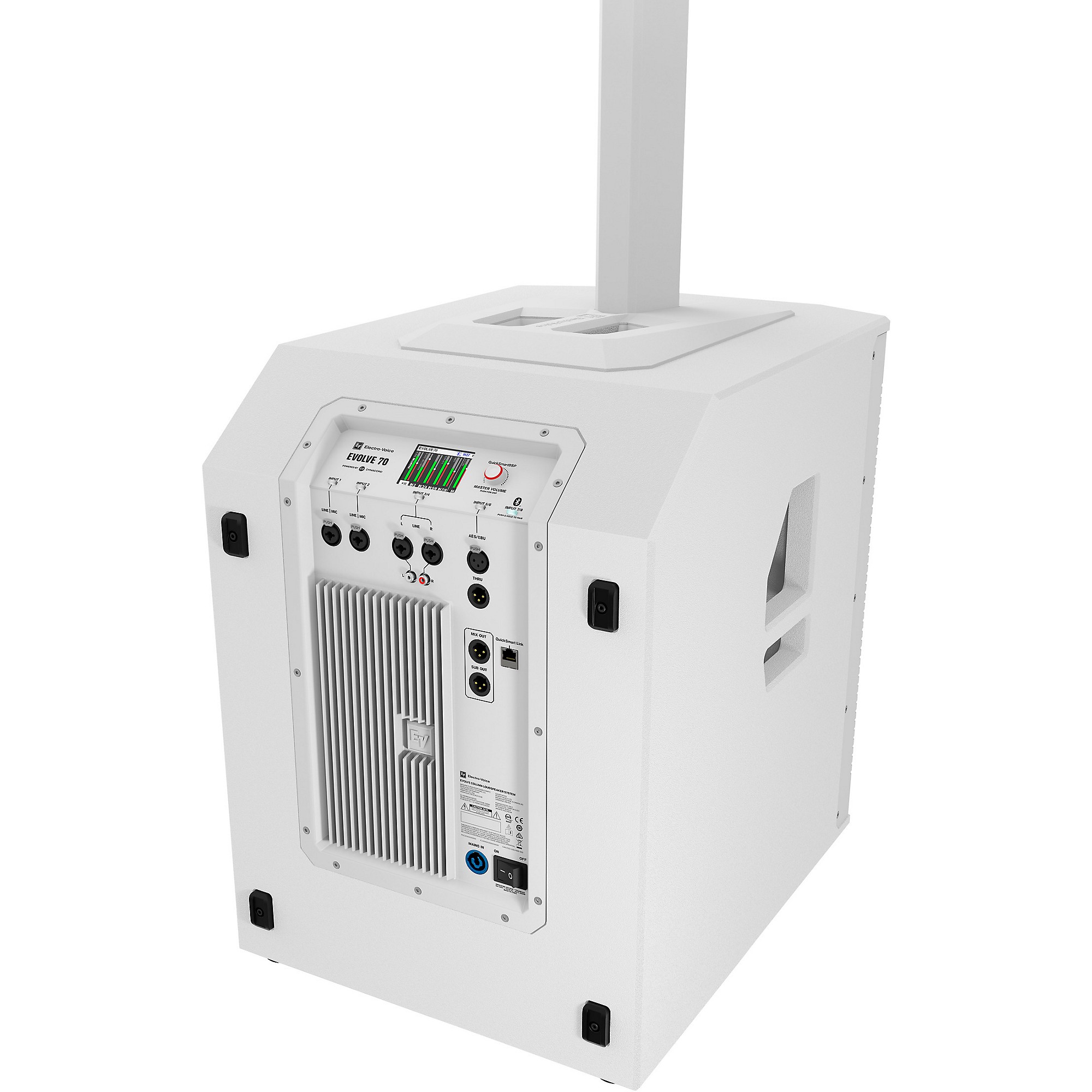 Electro-Voice EVOLVE 8 コンパクトPAスピーカー電源不要 Electro-Voice EVOLVE 70 Portable Column PA System - White | Music