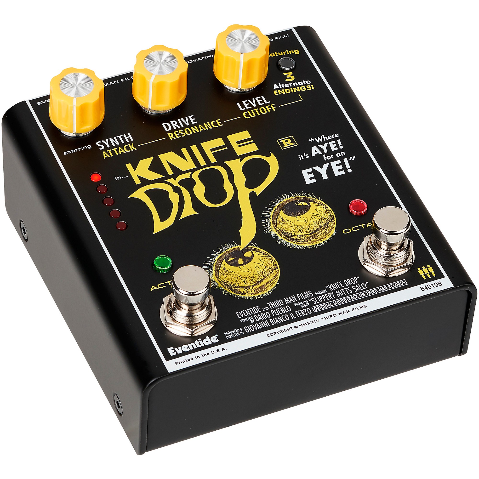 Eventide Knife Drop Fuzz Octave with Monophonic Synth