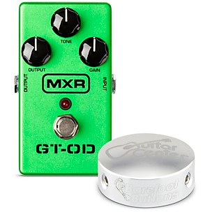 MXR M193 GT-OD Overdrive Effects Pedal With Free Barefoot Button Silver V1 Guitar Center Standard Footswitch Cap