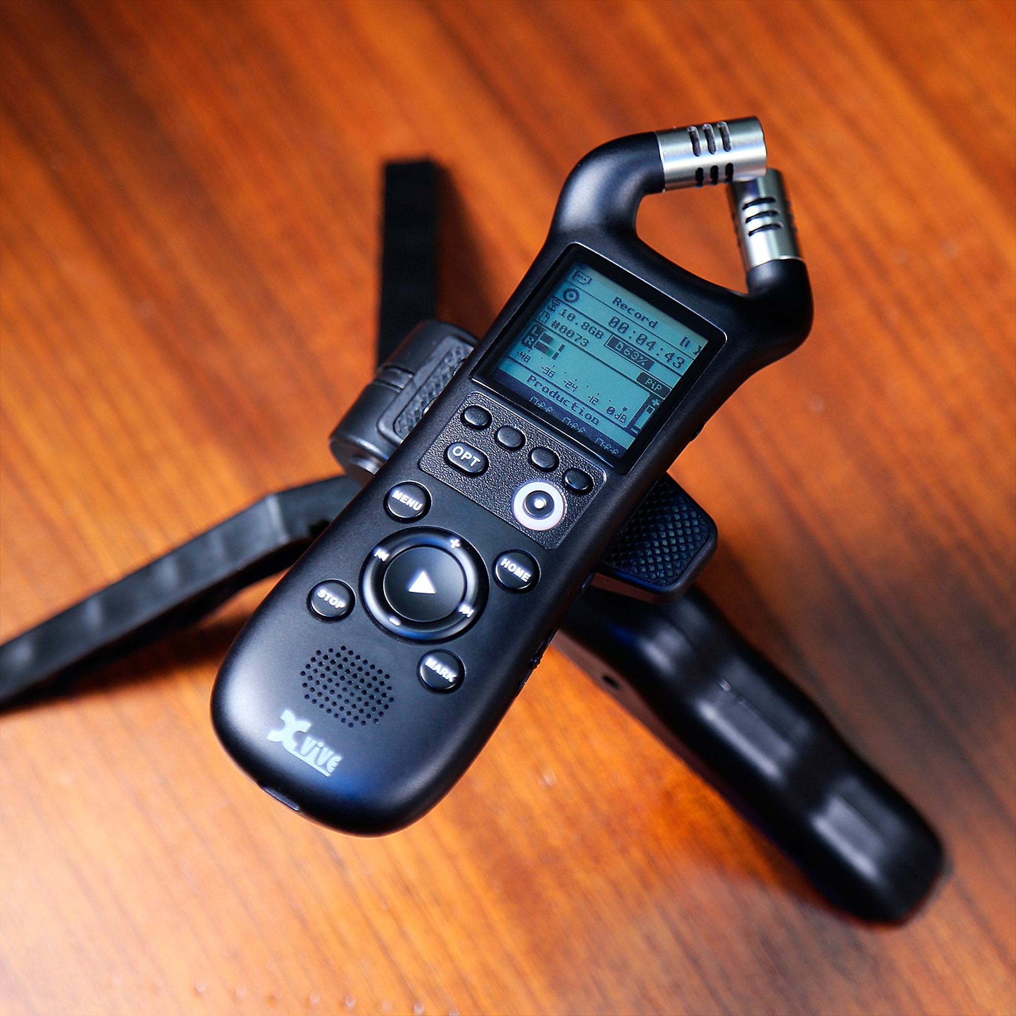 Xvive Enregistreur Audio Portable XV1-R - Micros XY Intégrés, 32 Bits, USB-C, Pour Field Recording