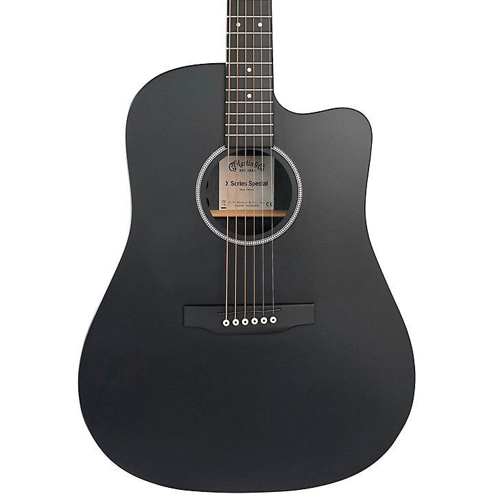 Martin Special DC-X1E Black HPL Dreadnought Acoustic-Electric